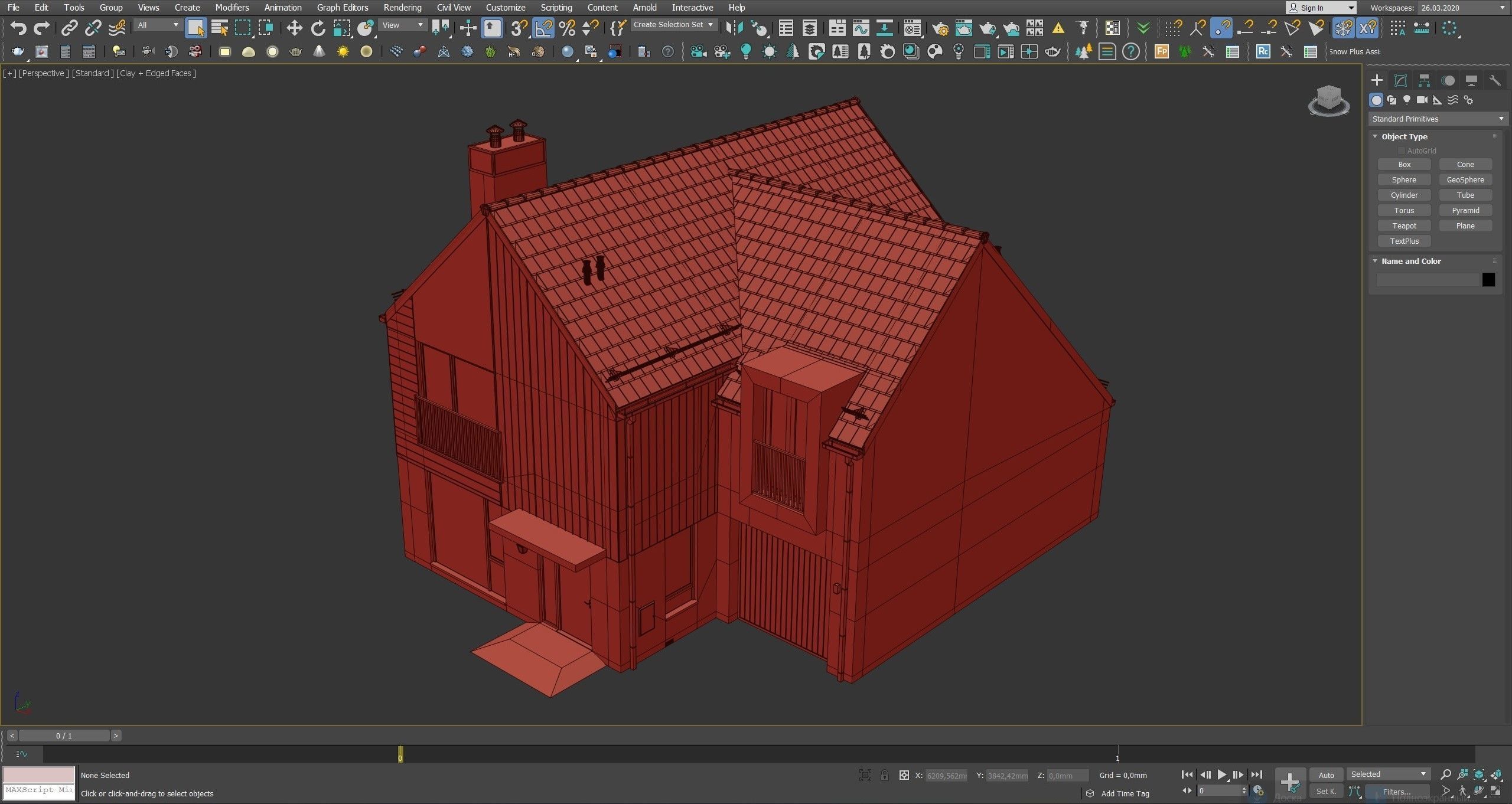 Modern house v31 3D model_7