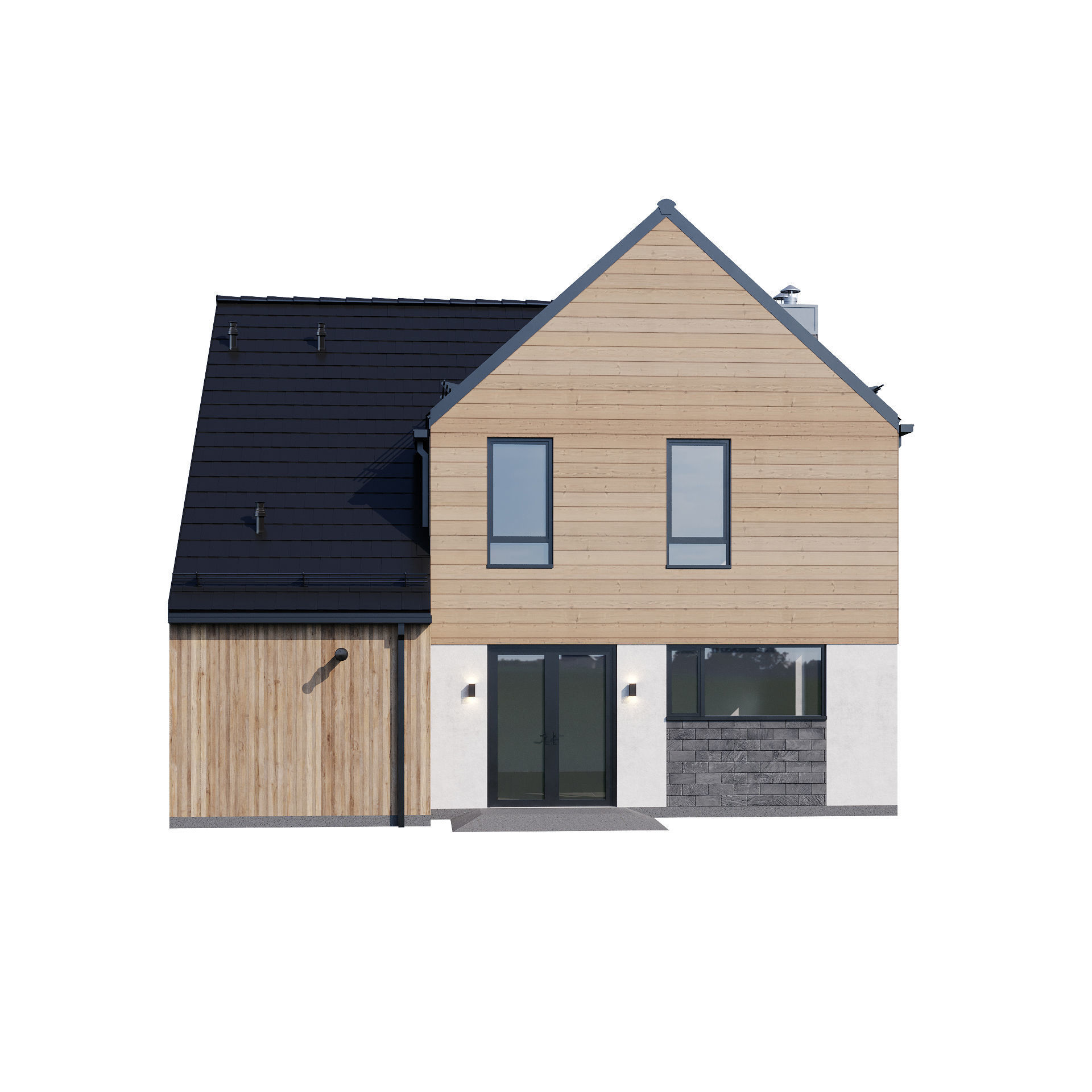 Modern house v31 3D model_13