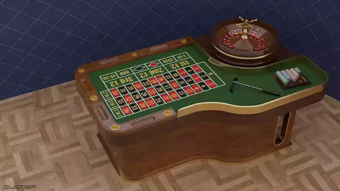 Casino Roulette Table plus Accessories