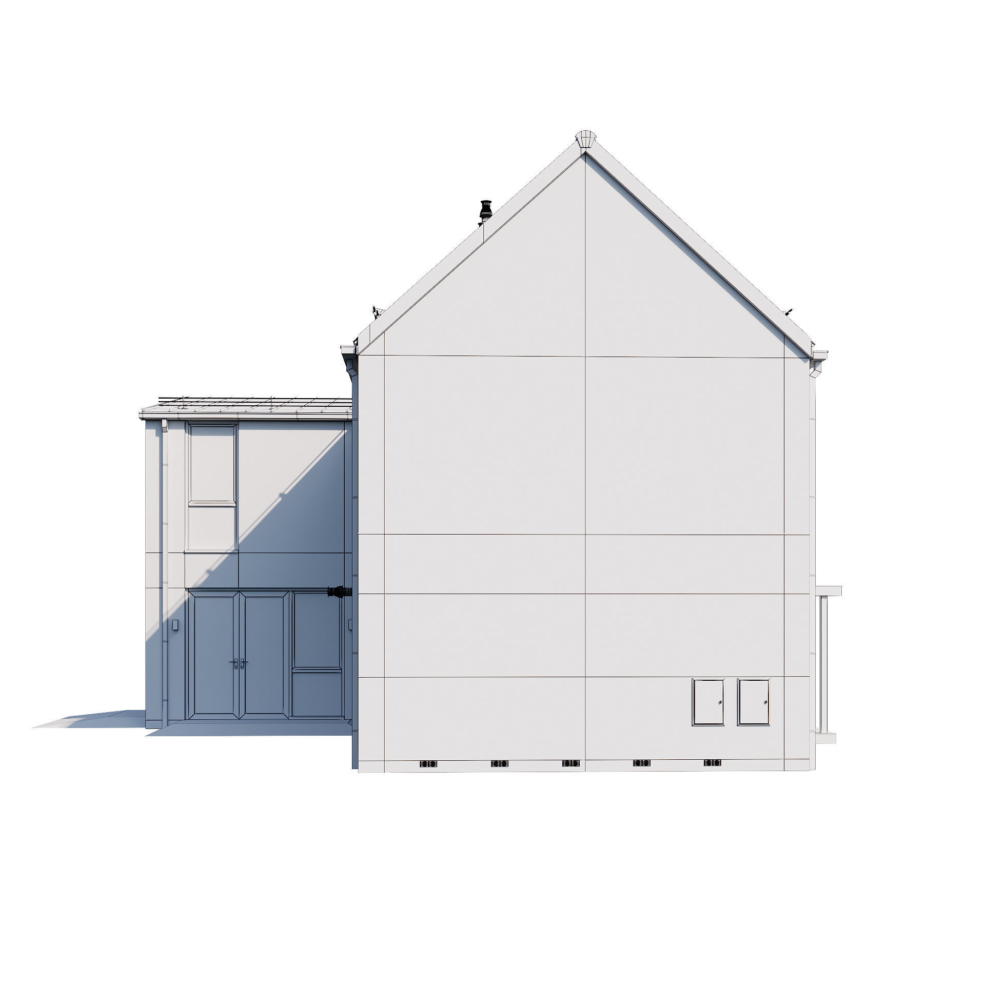 Modern house v33 3D model_20