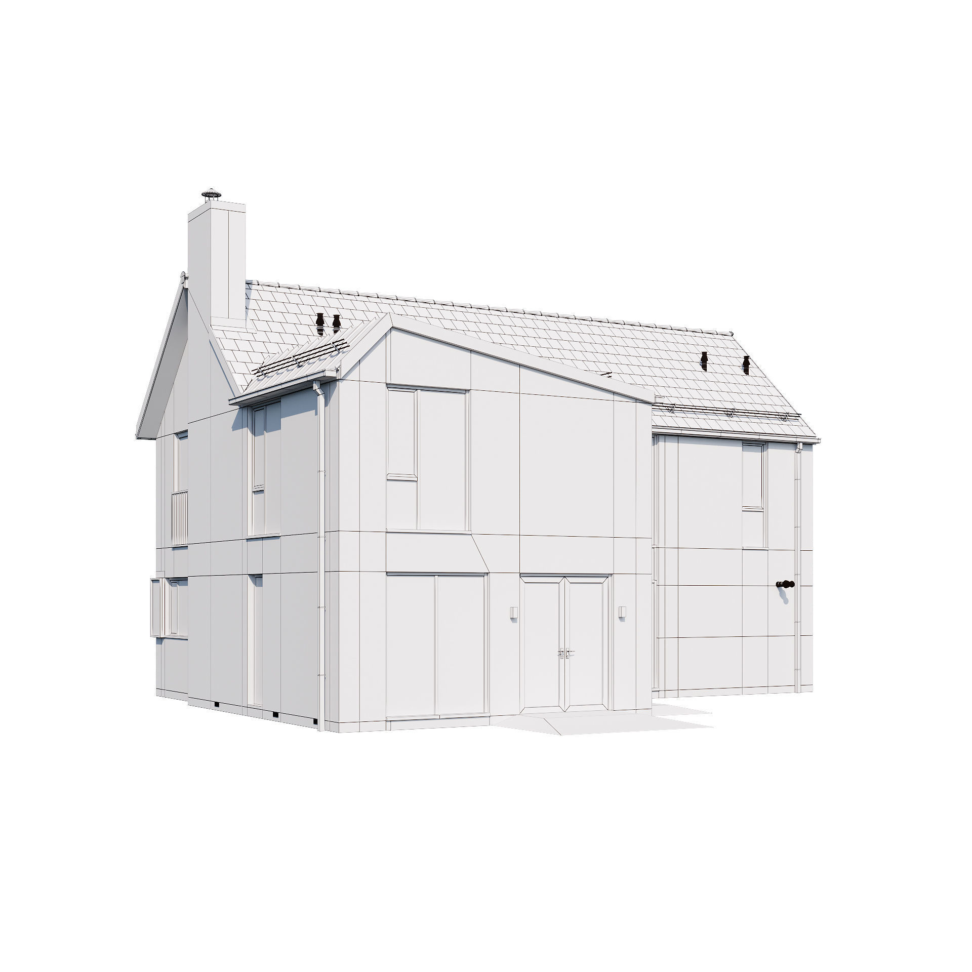 Modern house v33 3D model_14