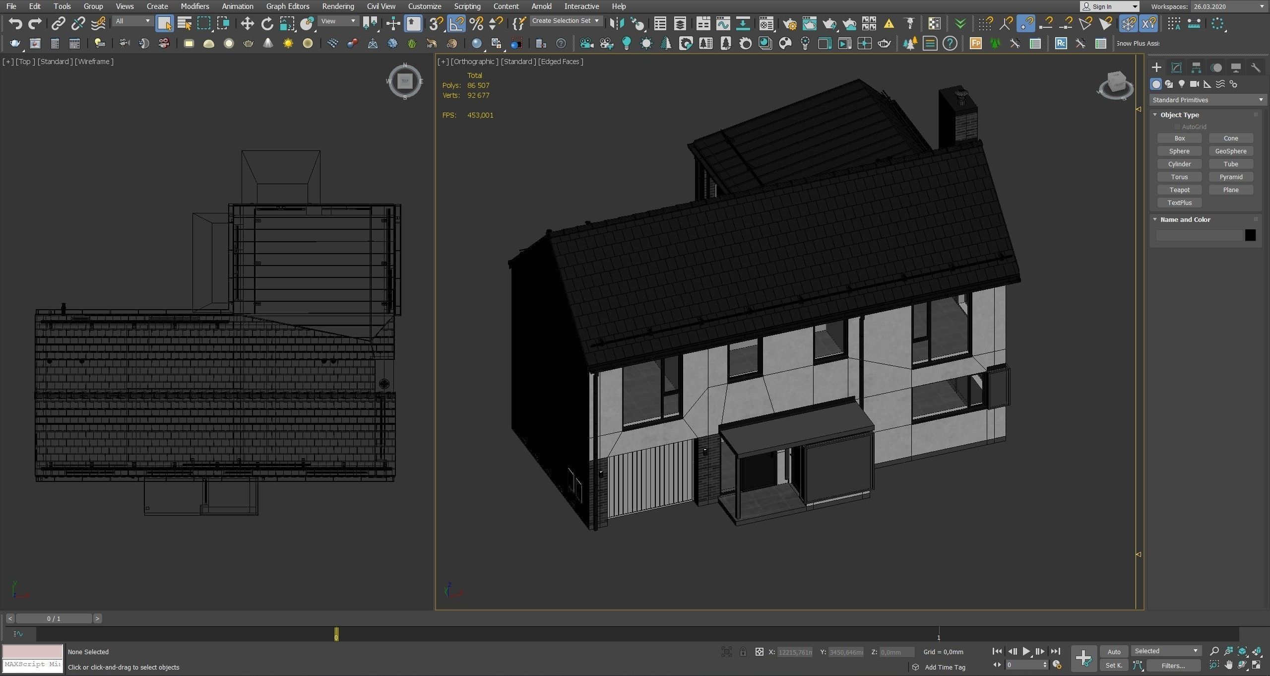 Modern house v33 3D model_10