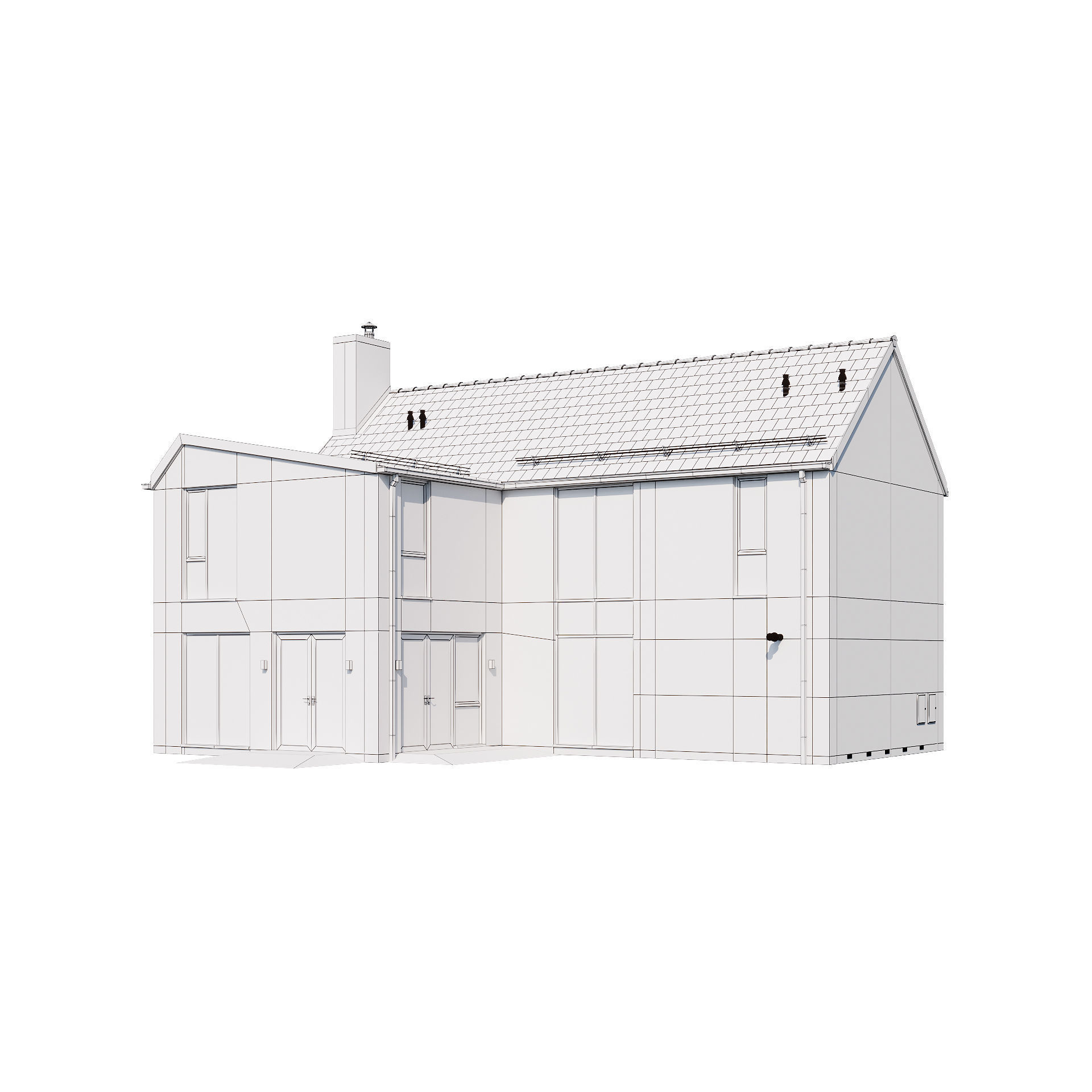 Modern house v33 3D model_15