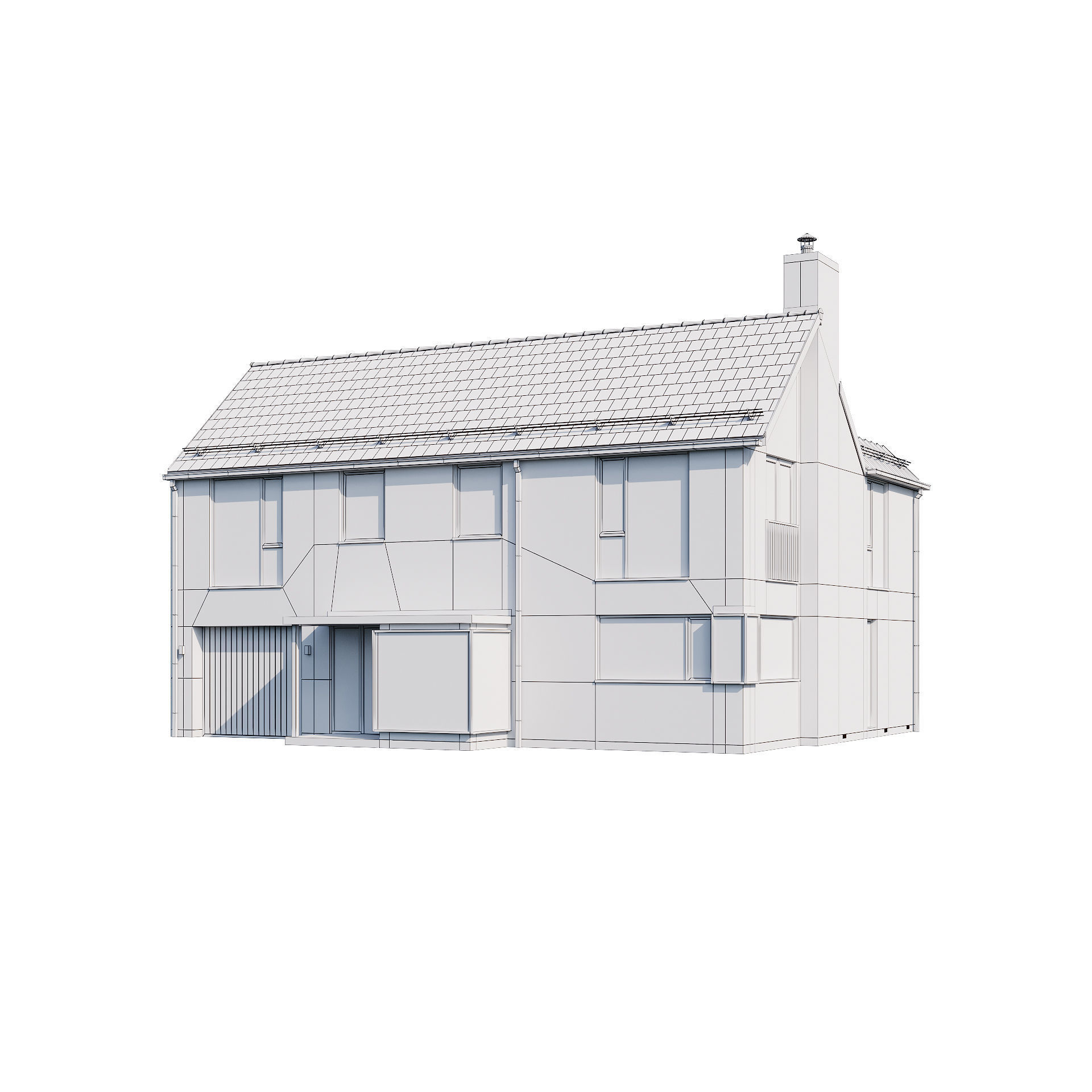 Modern house v33 3D model_16