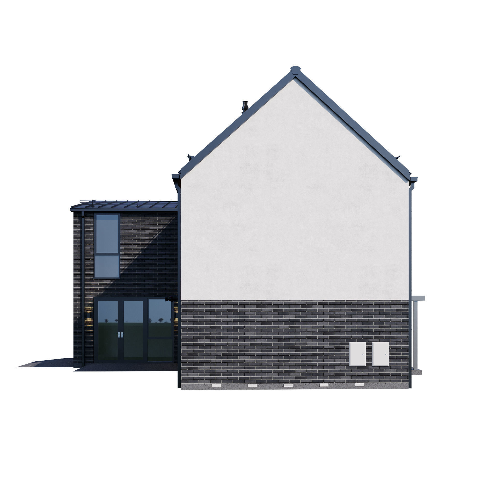 Modern house v33 3D model_8