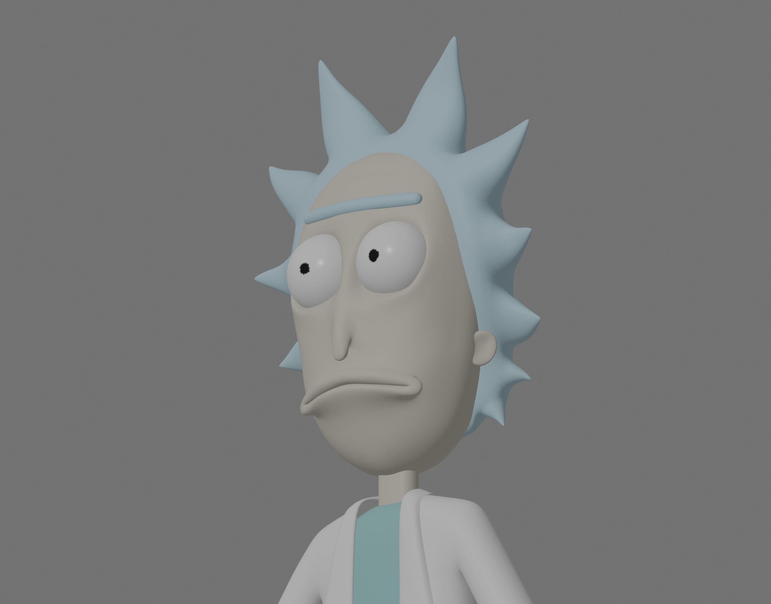 Rick Sanchez 3D model_8