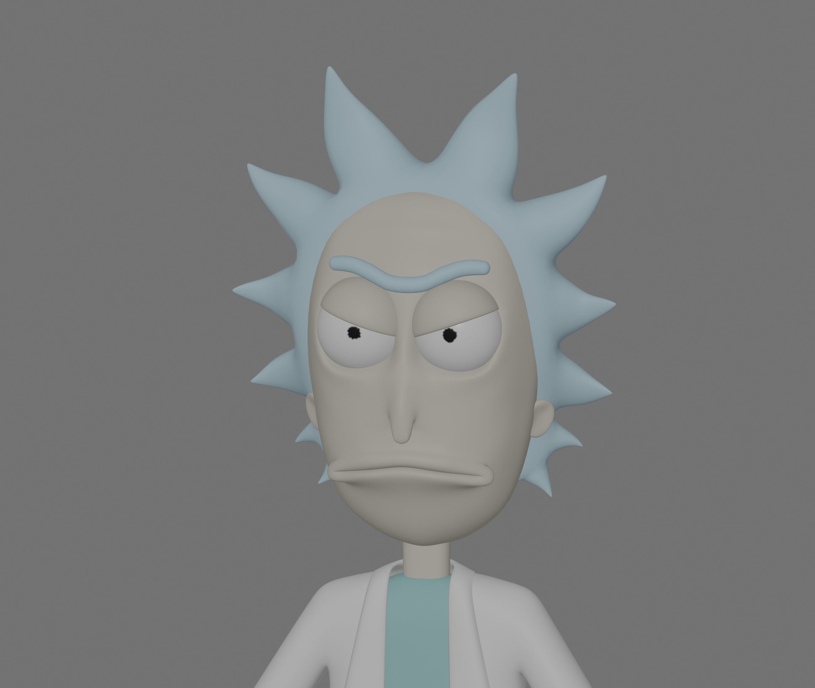 Rick Sanchez 3D model_12