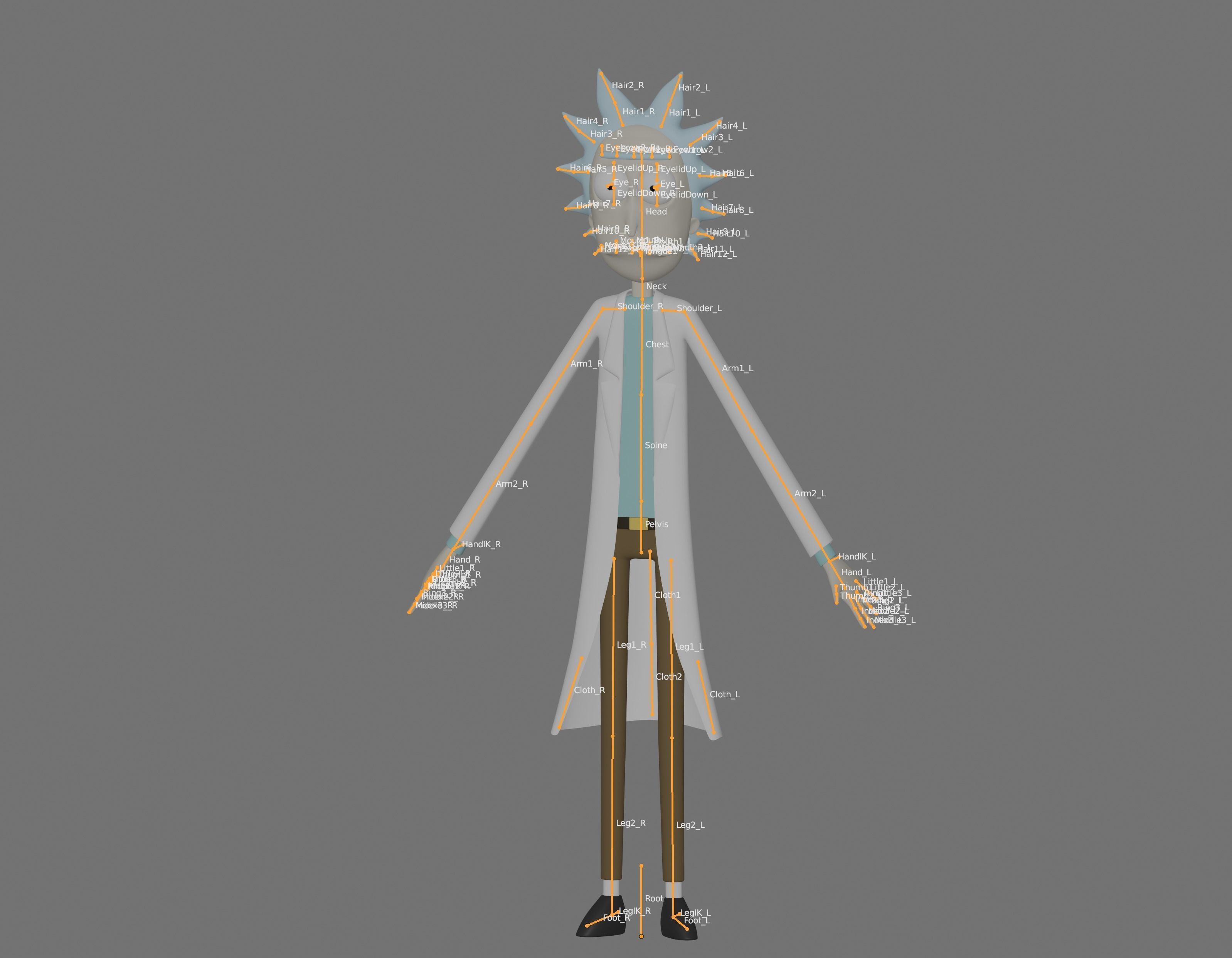 Rick Sanchez 3D model_11