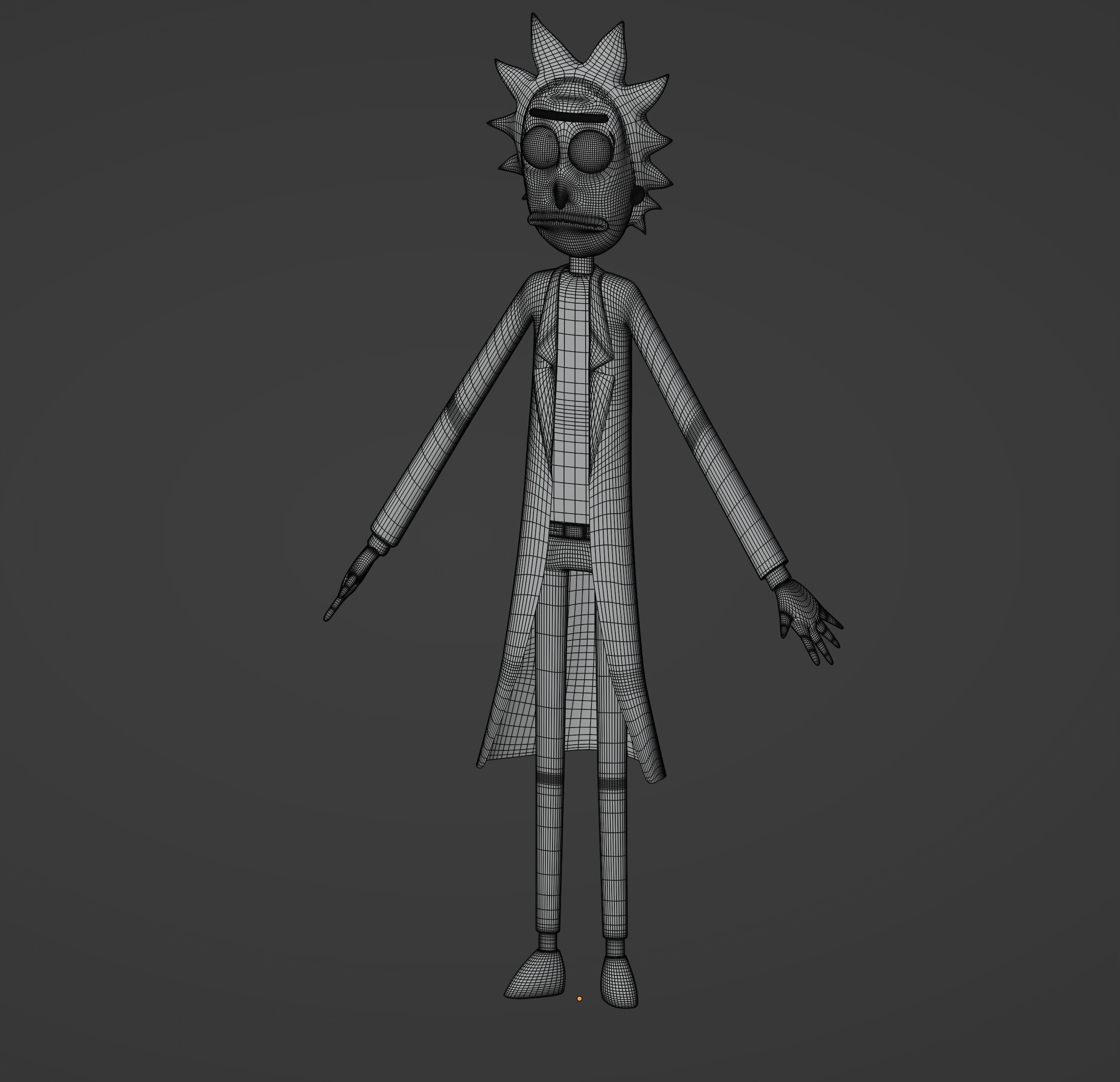 Rick Sanchez 3D model_17