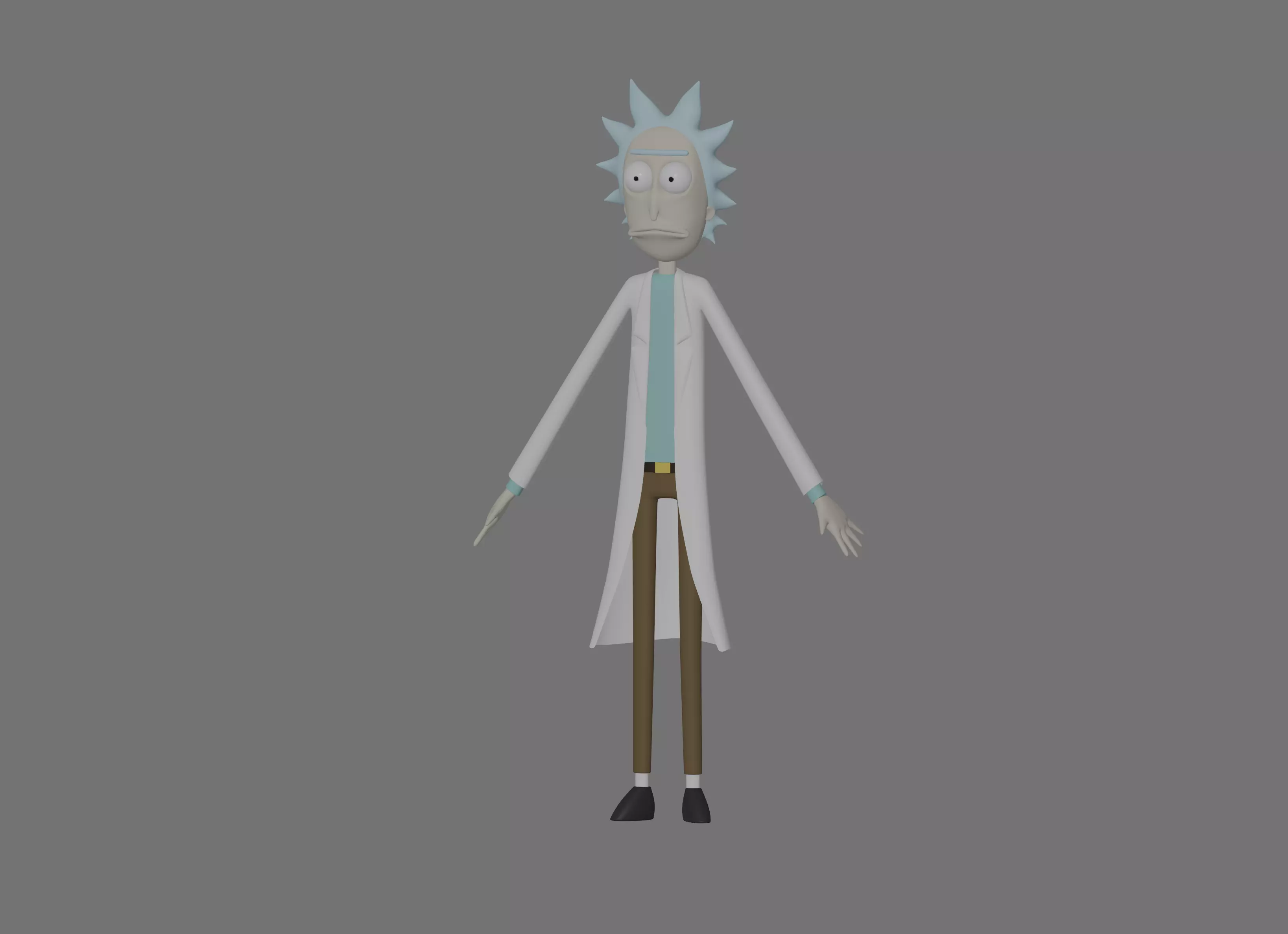 Rick Sanchez 3D model_0