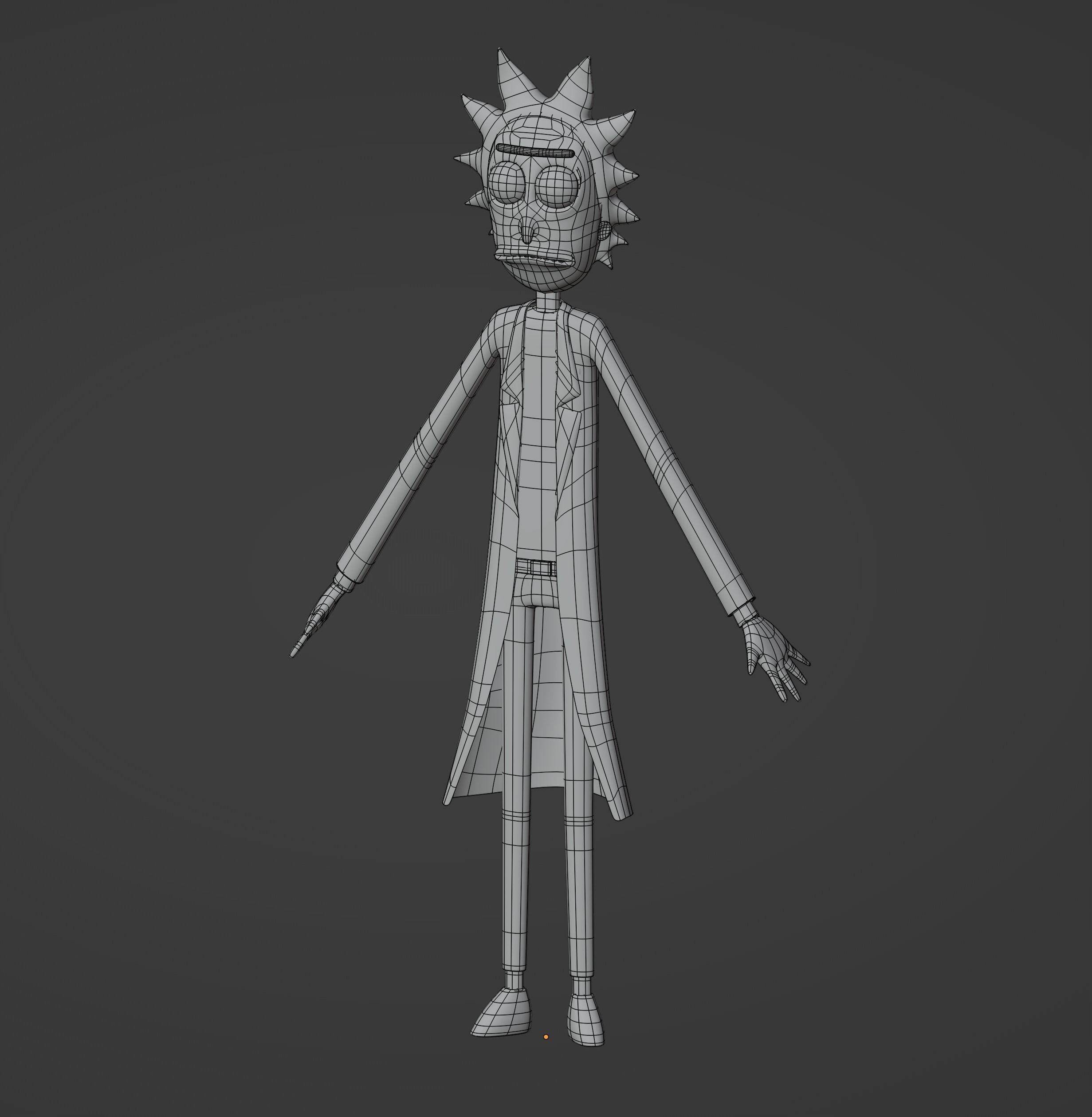 Rick Sanchez 3D model_16