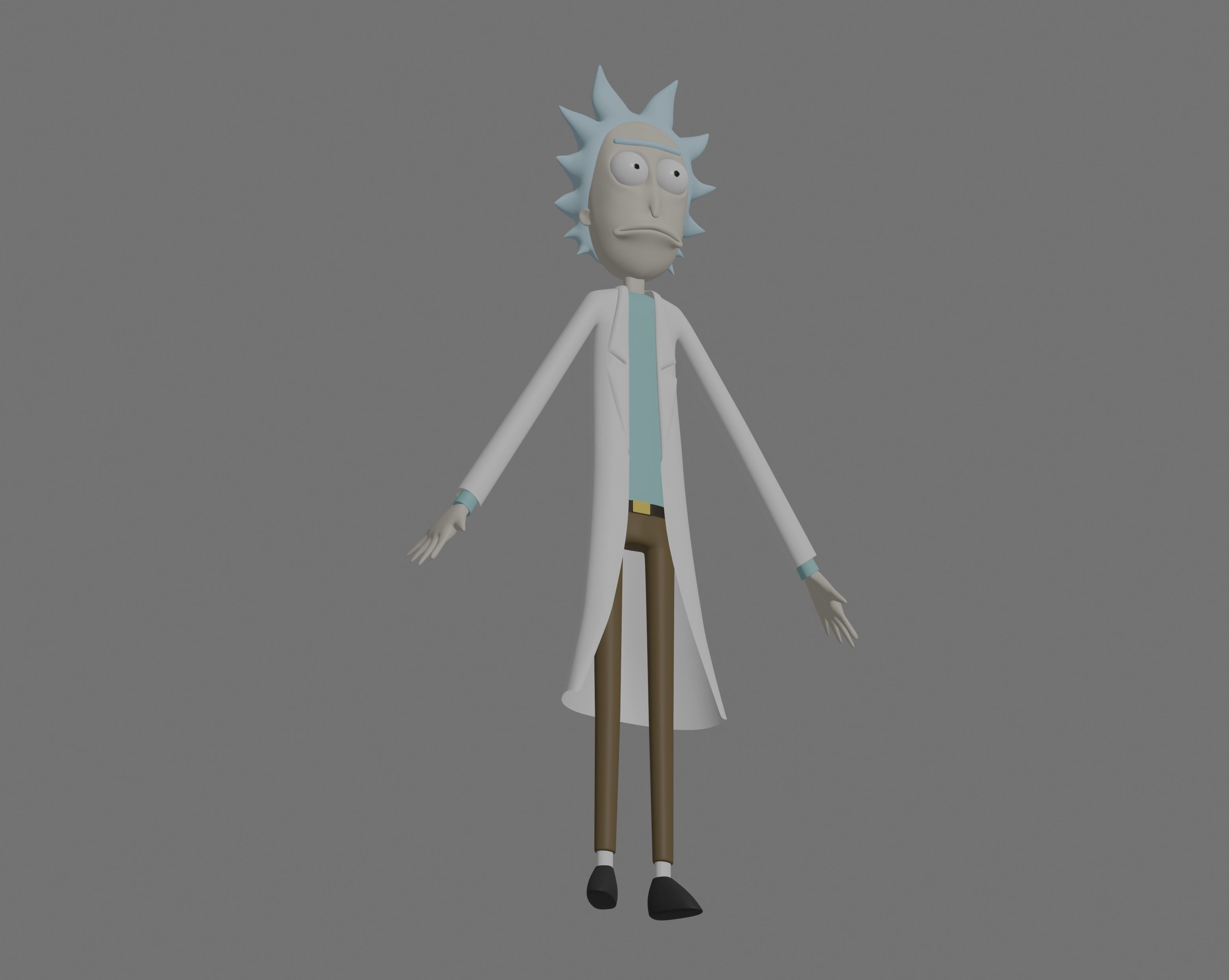 Rick Sanchez 3D model_5