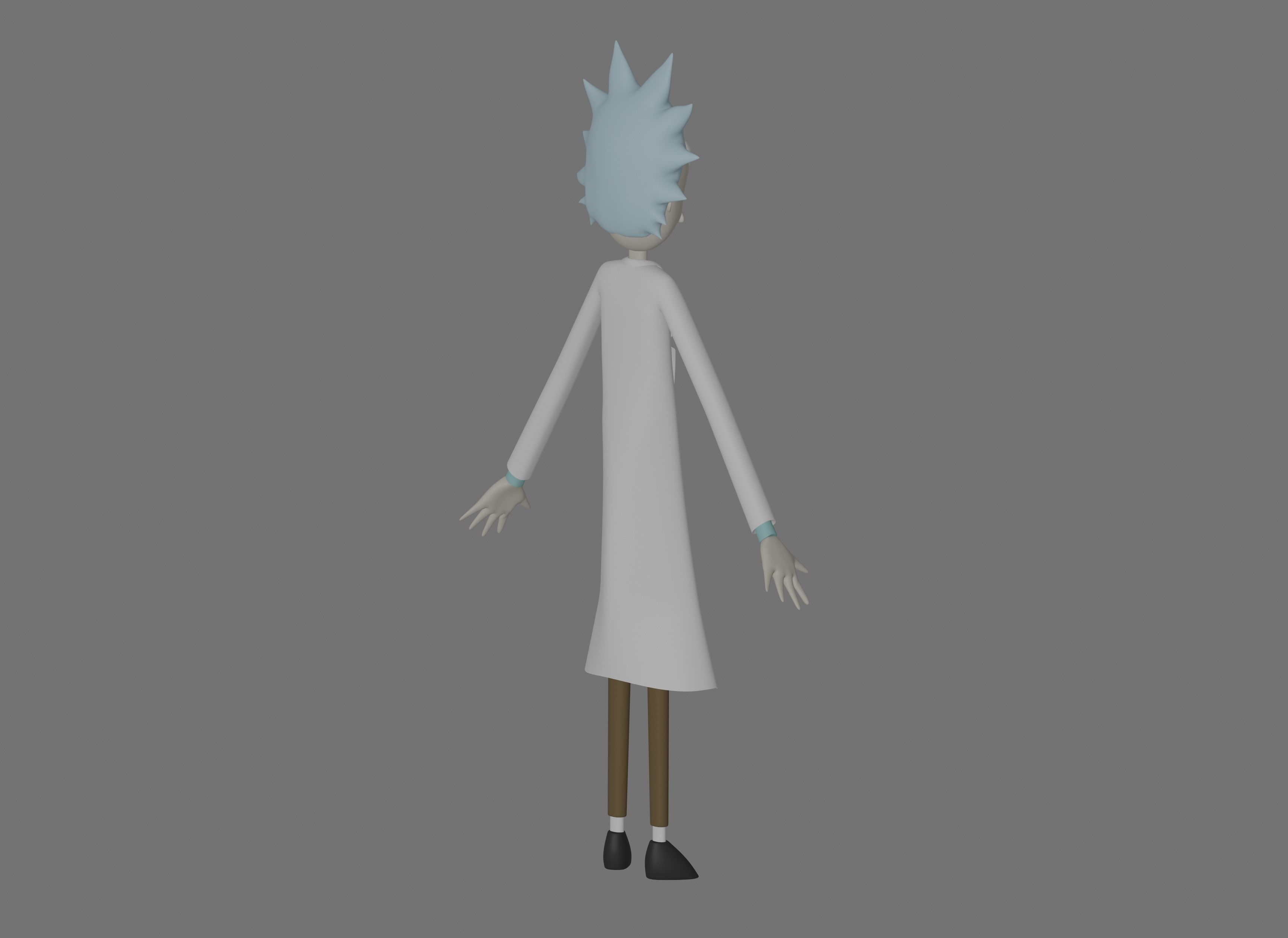 Rick Sanchez 3D model_6
