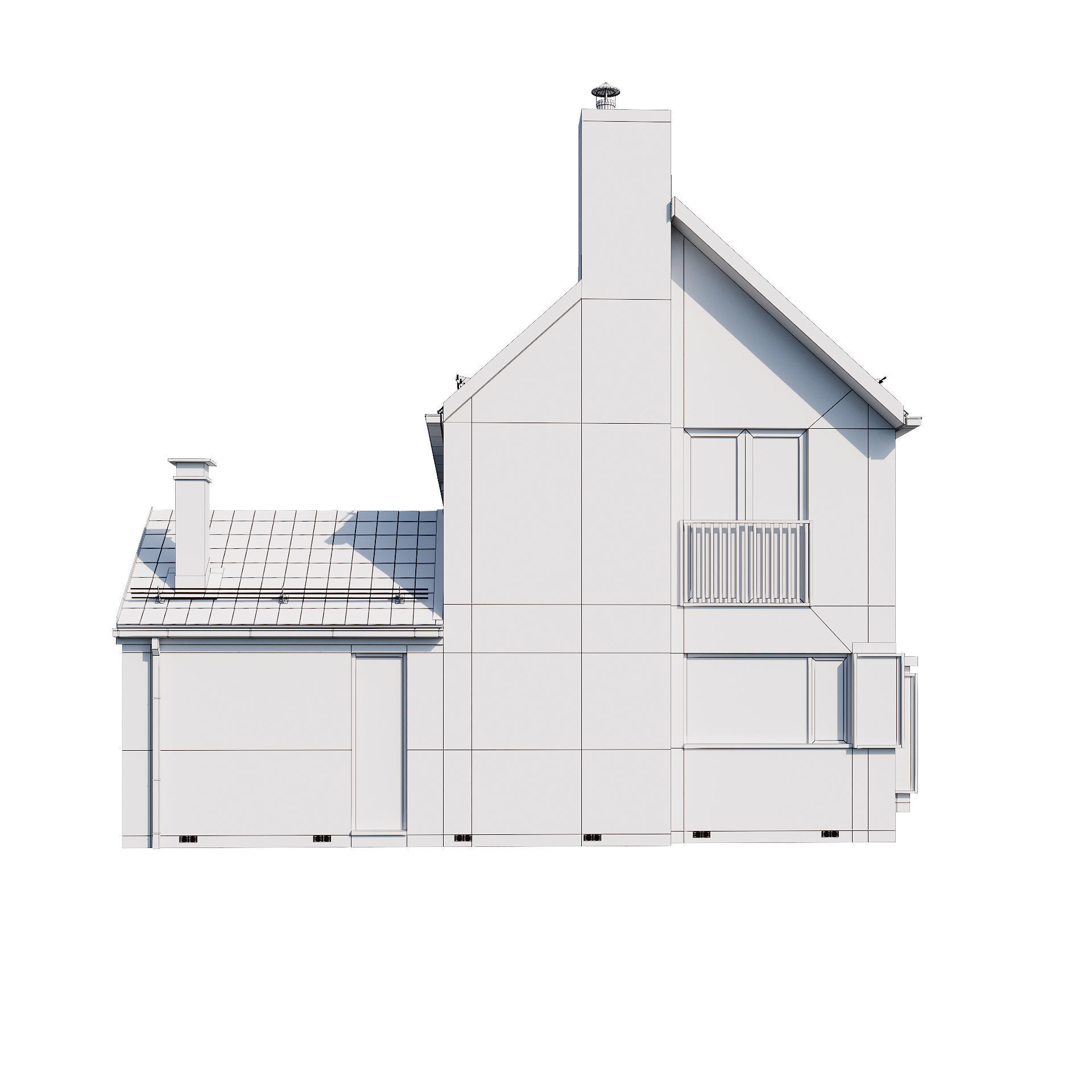 Modern house v37 3D model_17
