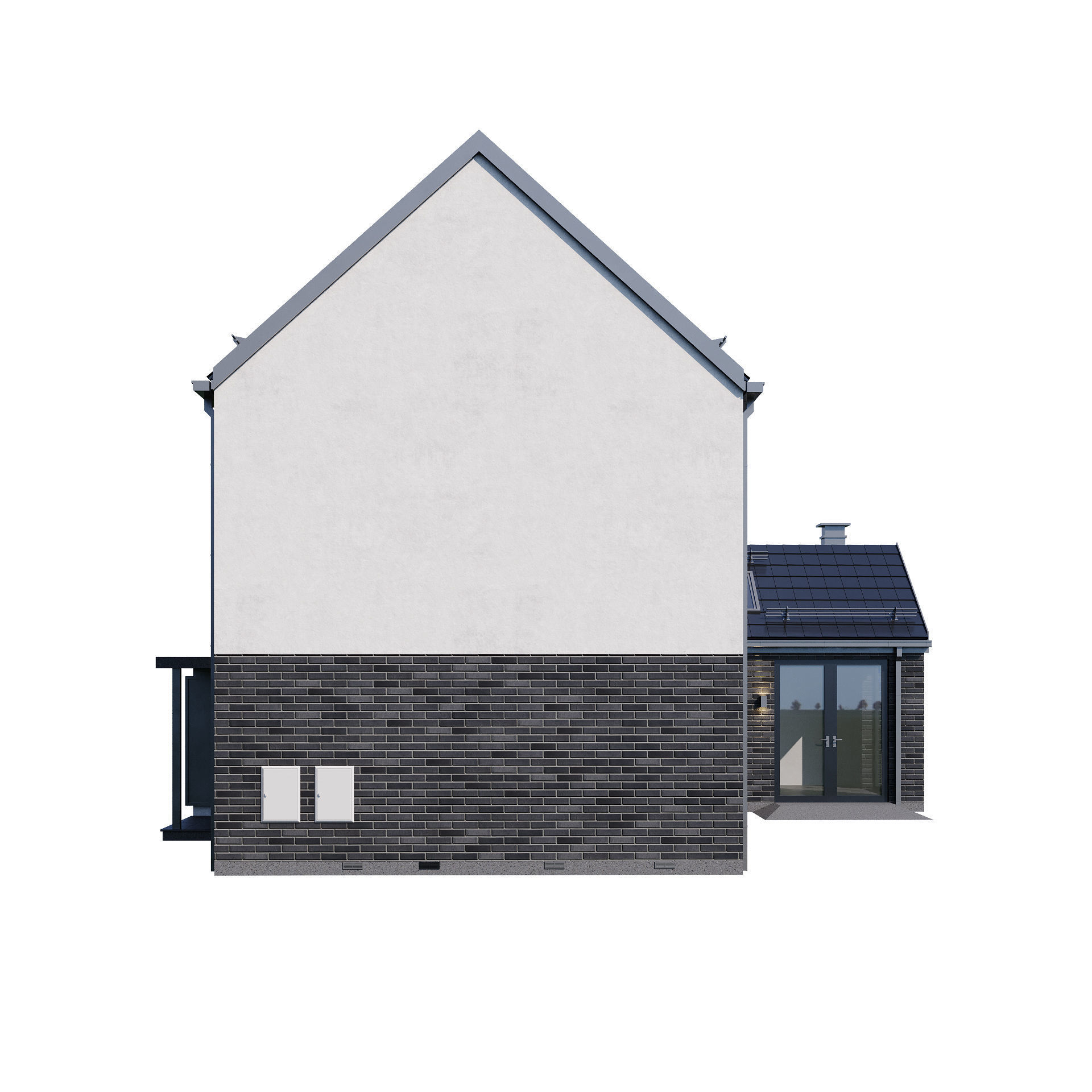 Modern house v37 3D model_6