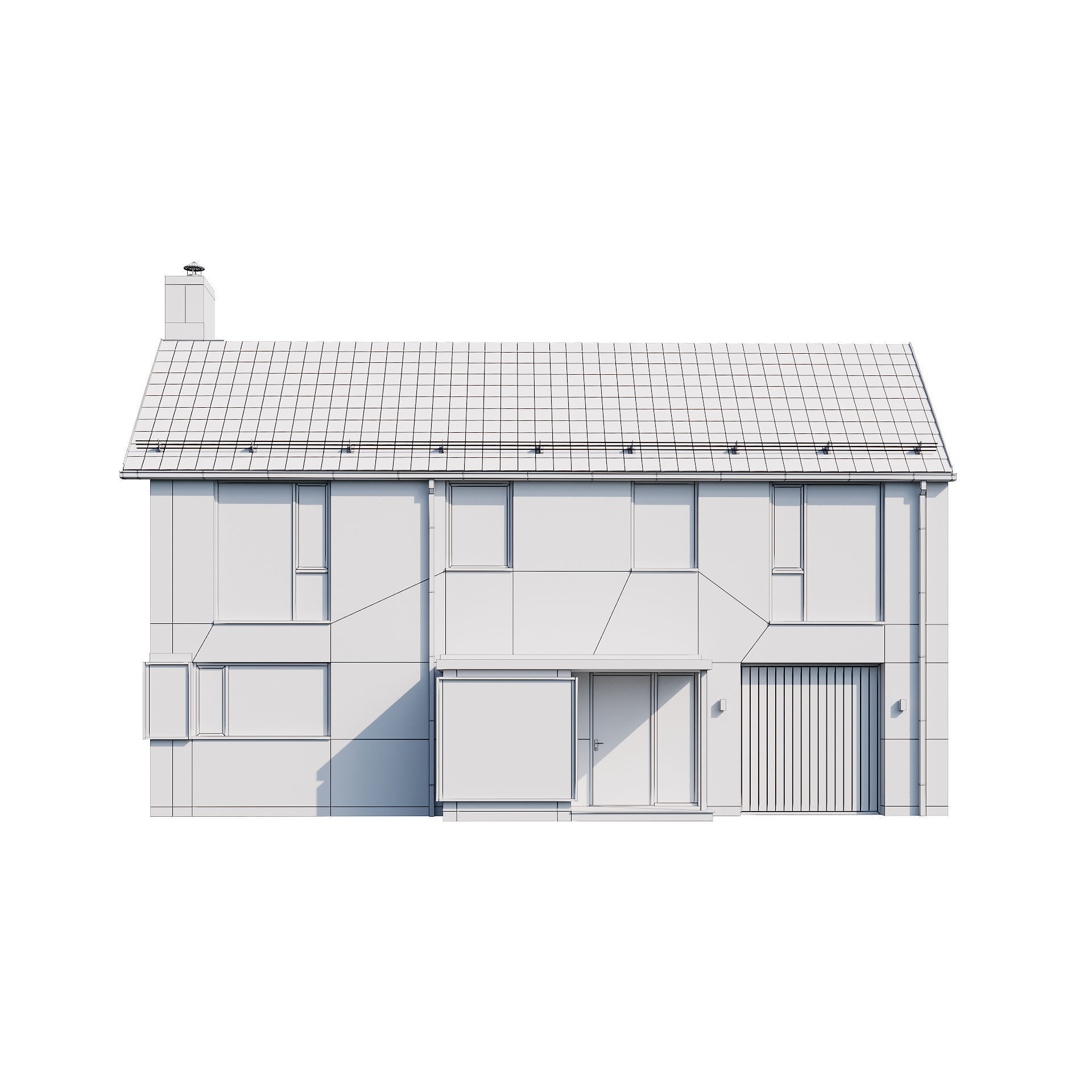Modern house v37 3D model_14