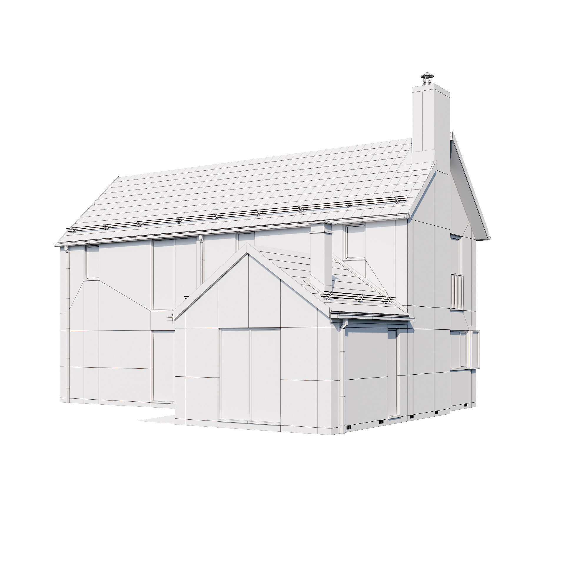 Modern house v37 3D model_12