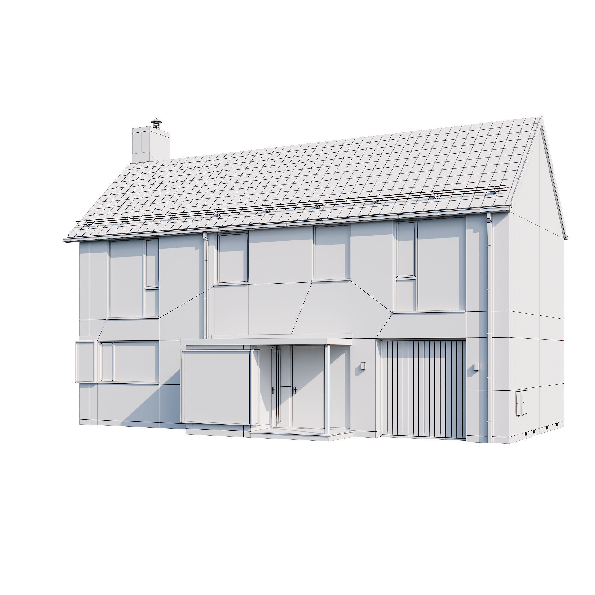 Modern house v37 3D model_13