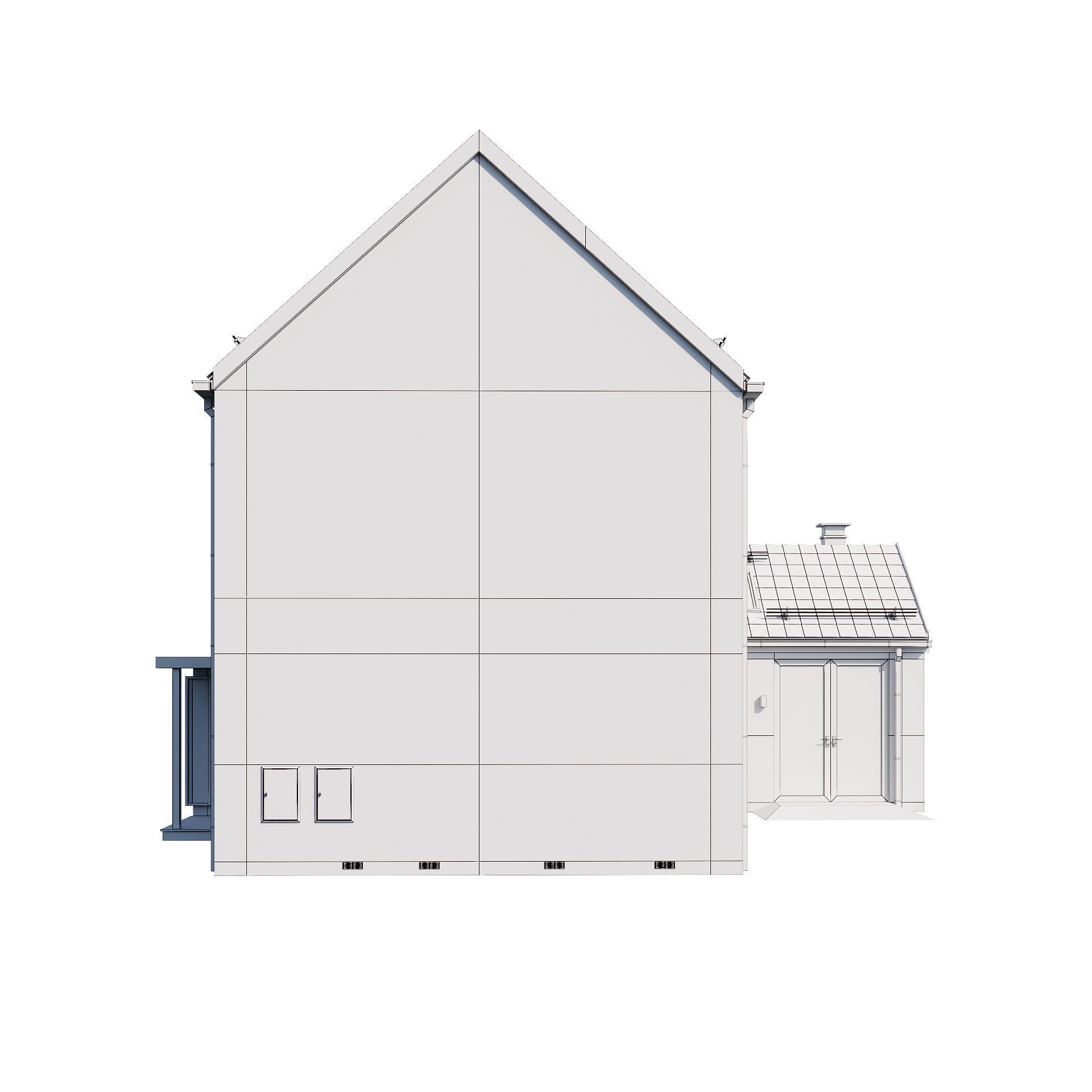 Modern house v37 3D model_15