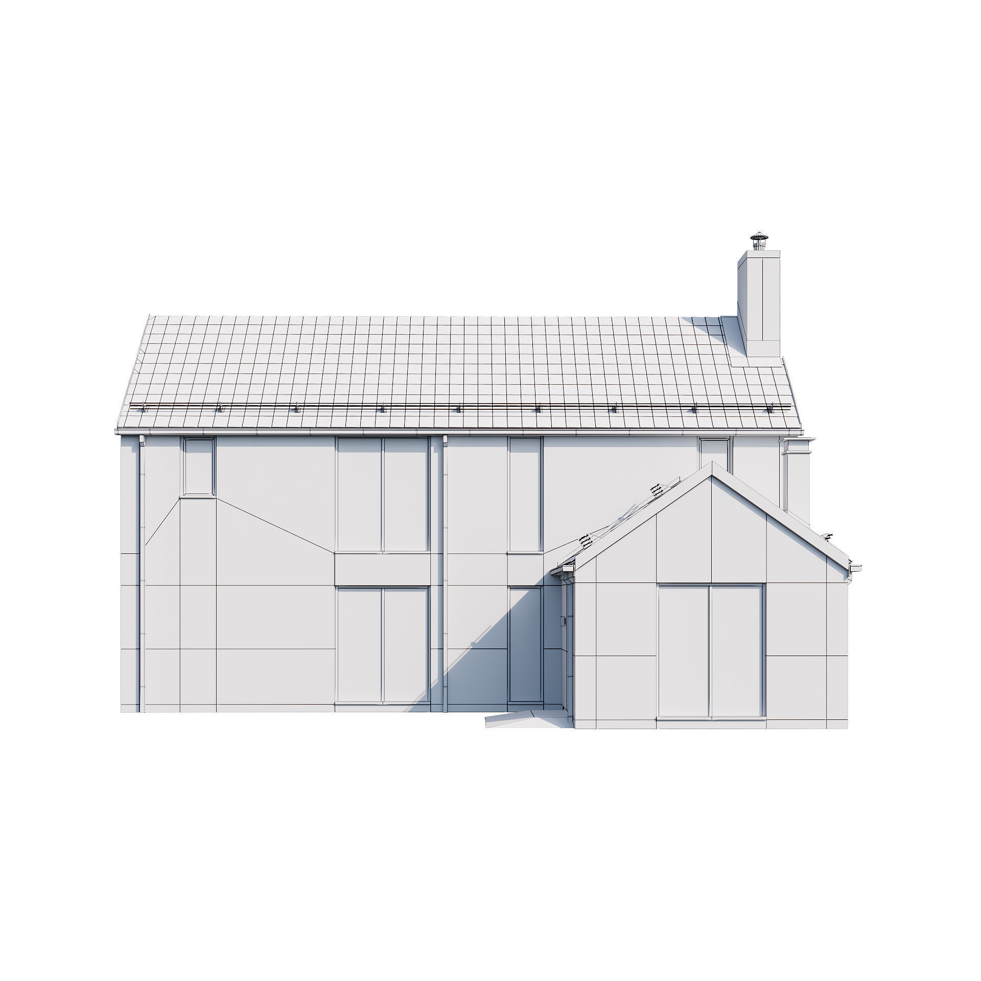 Modern house v37 3D model_16