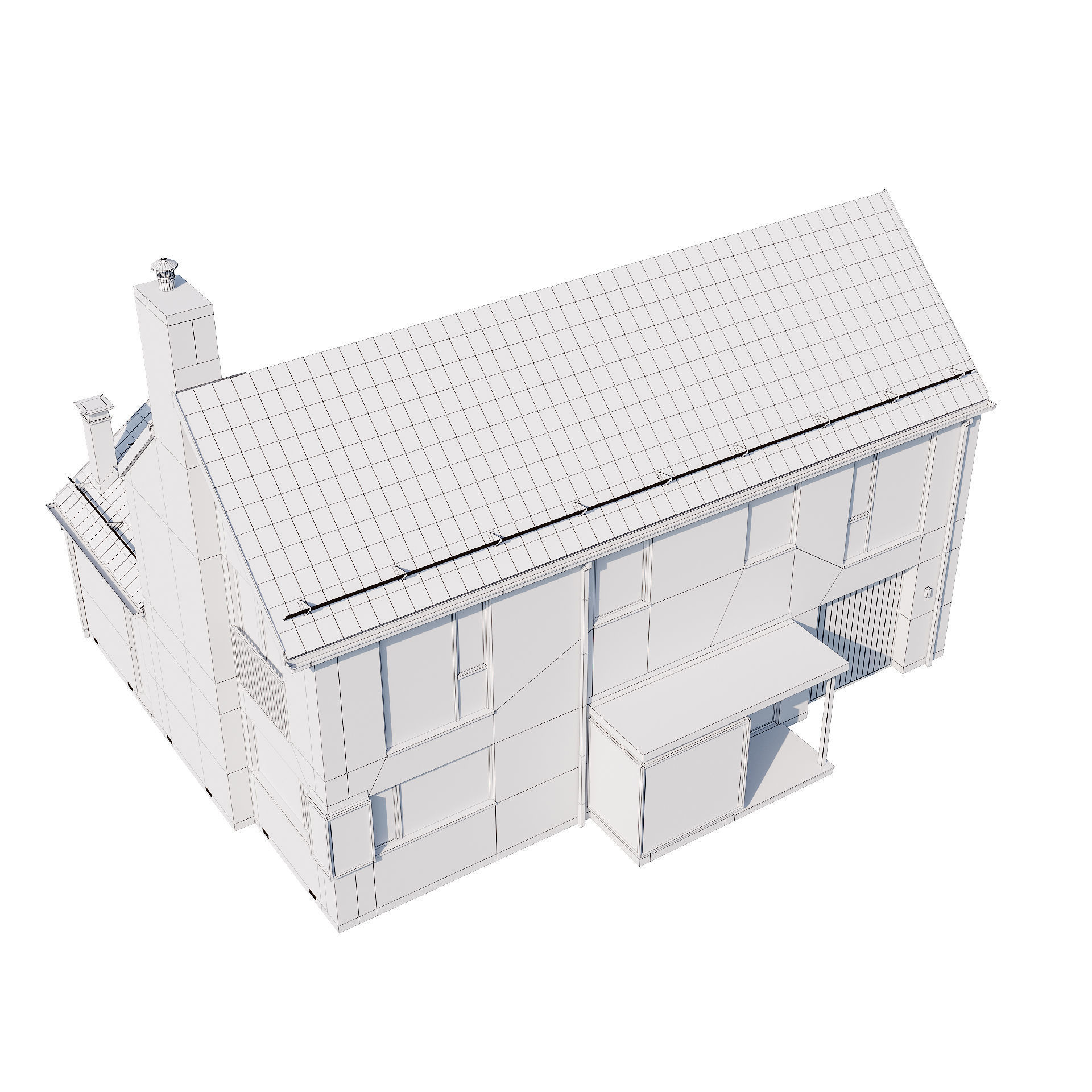 Modern house v37 3D model_18