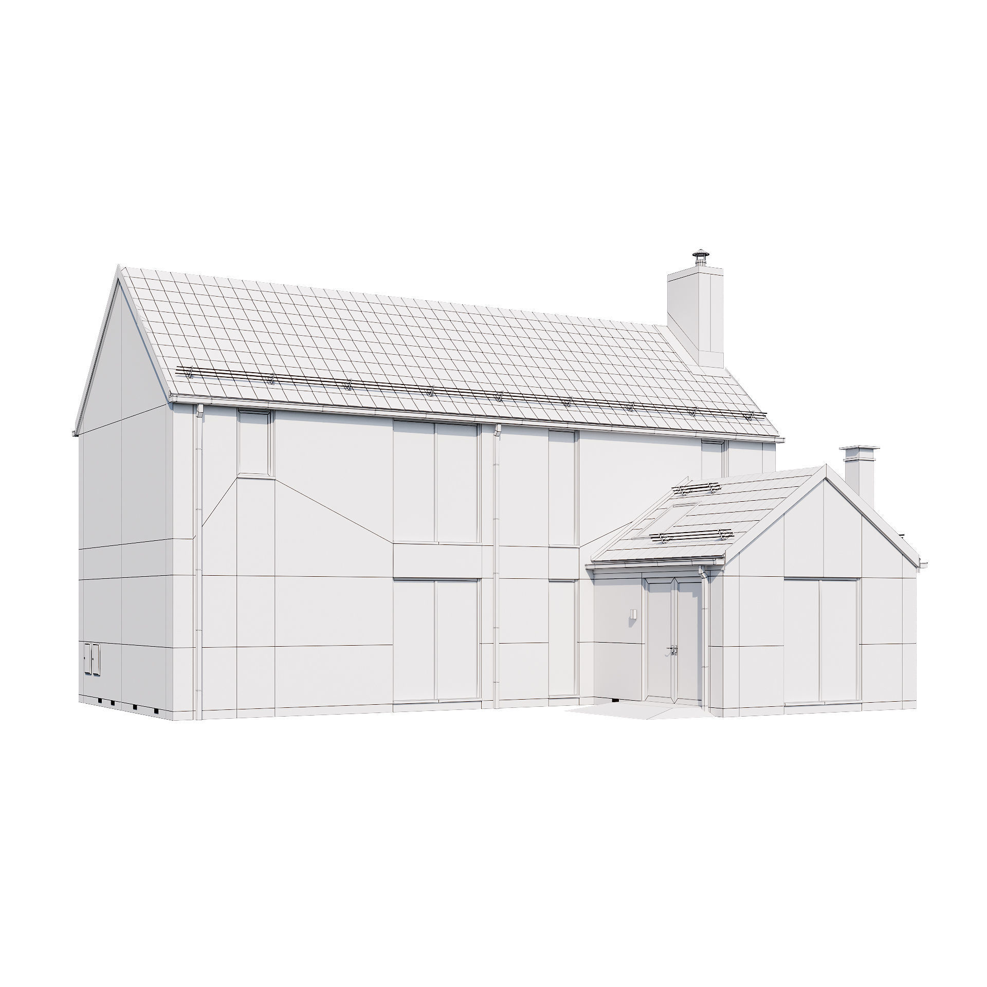 Modern house v37 3D model_11