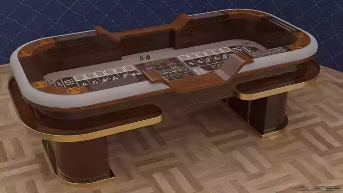 Casino Craps Table plus Accessories