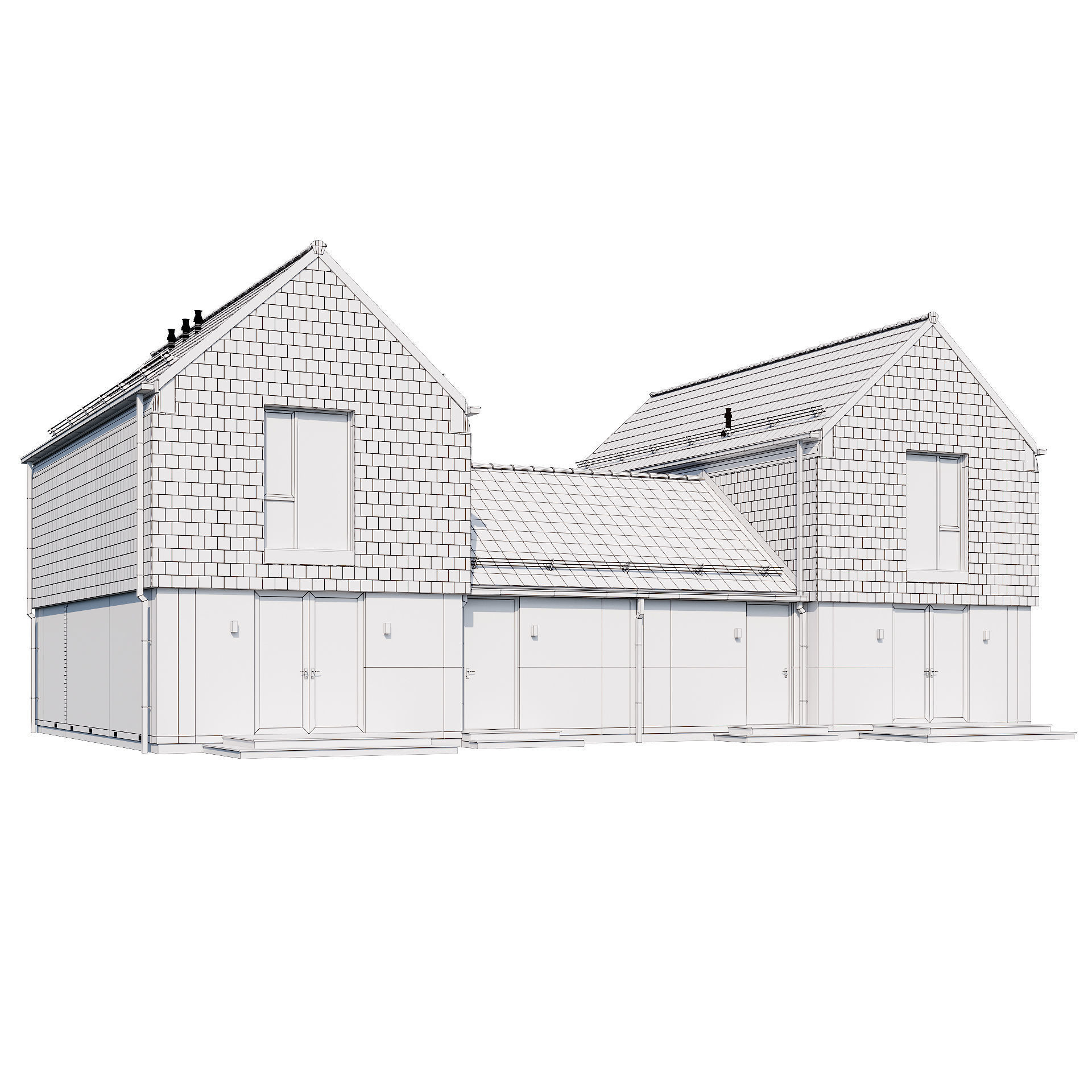 Modern house v39 3D model_11