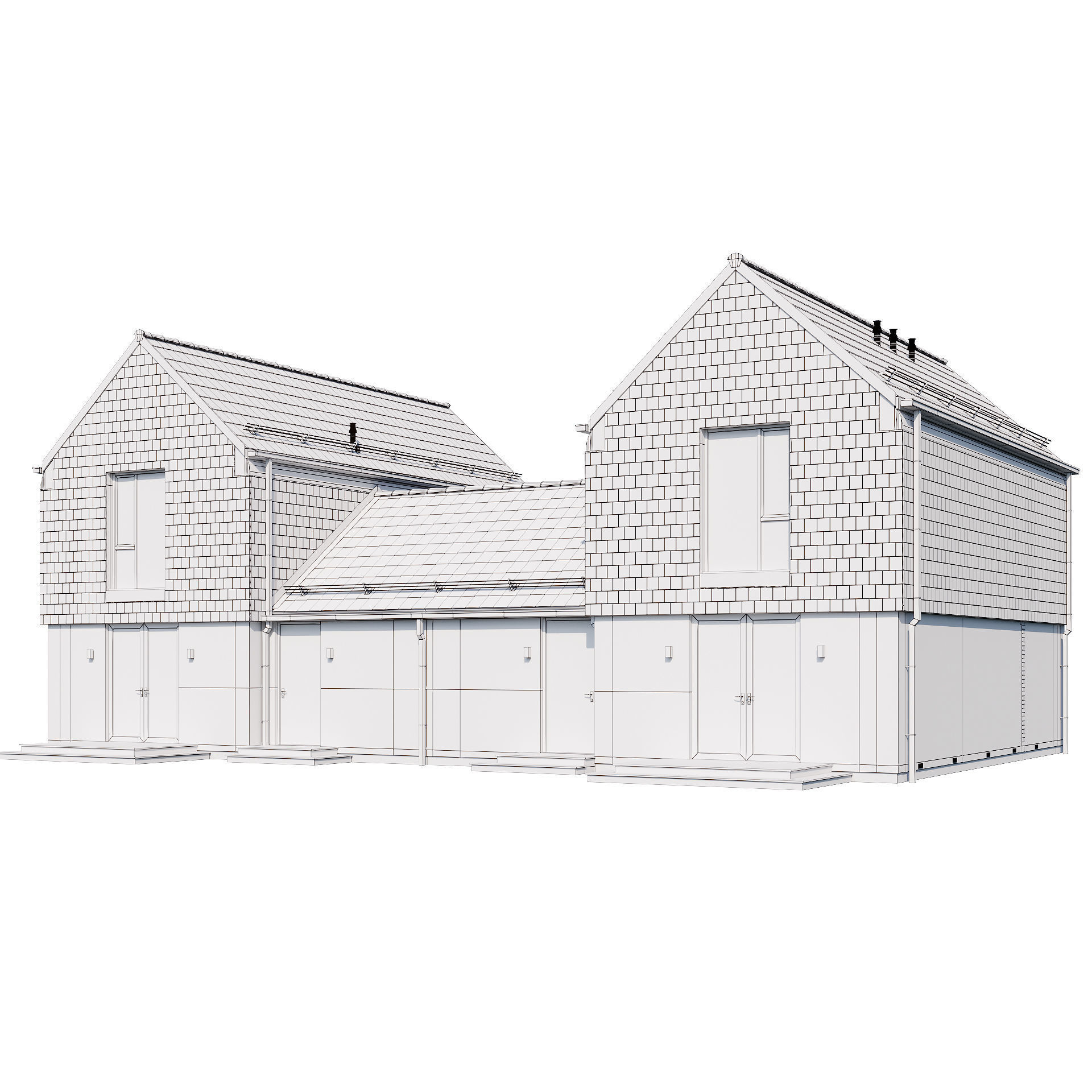 Modern house v39 3D model_12