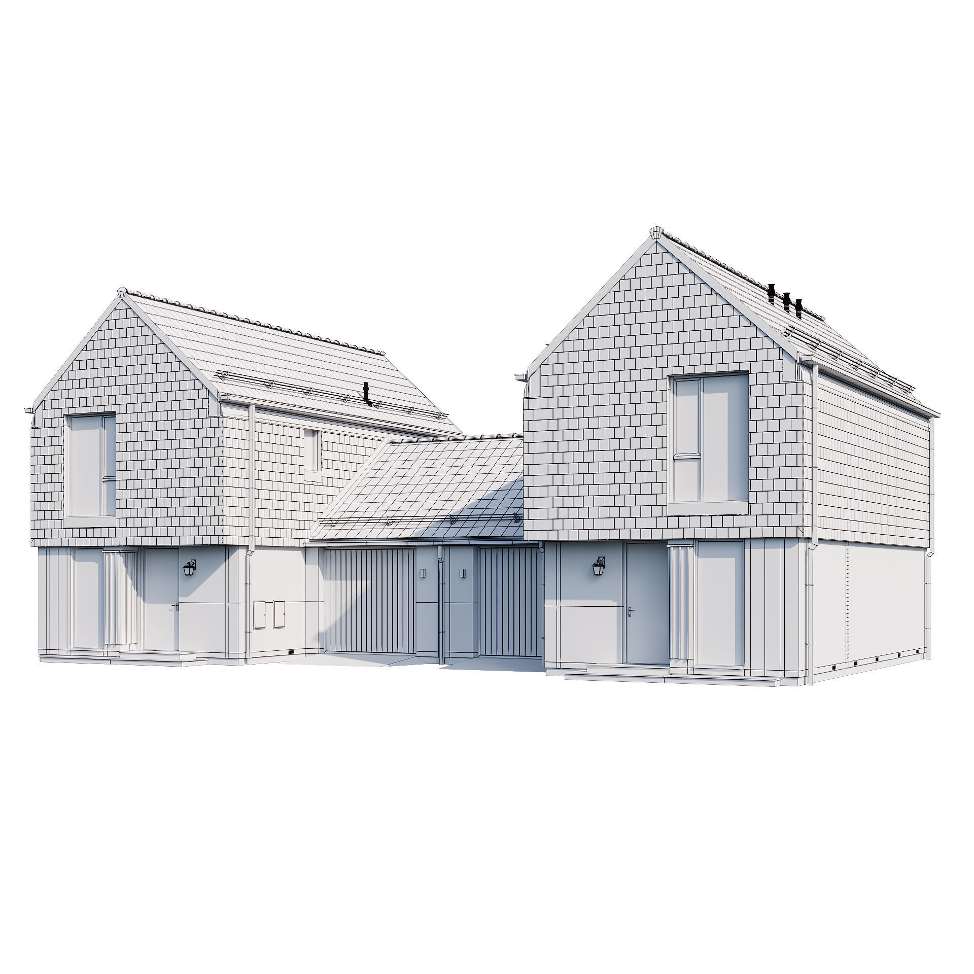 Modern house v39 3D model_13