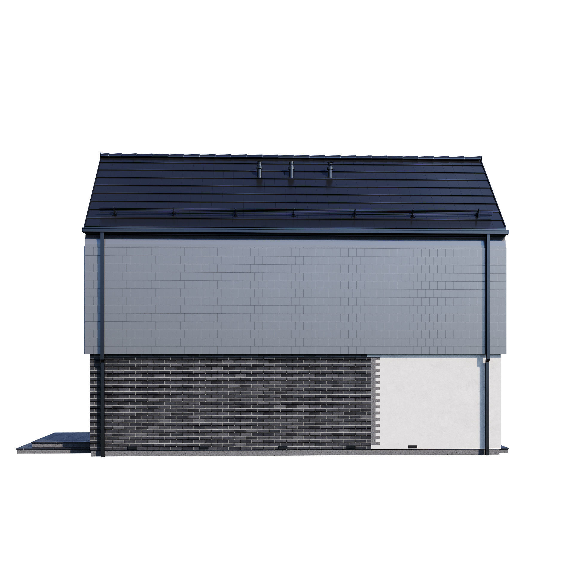 Modern house v39 3D model_8