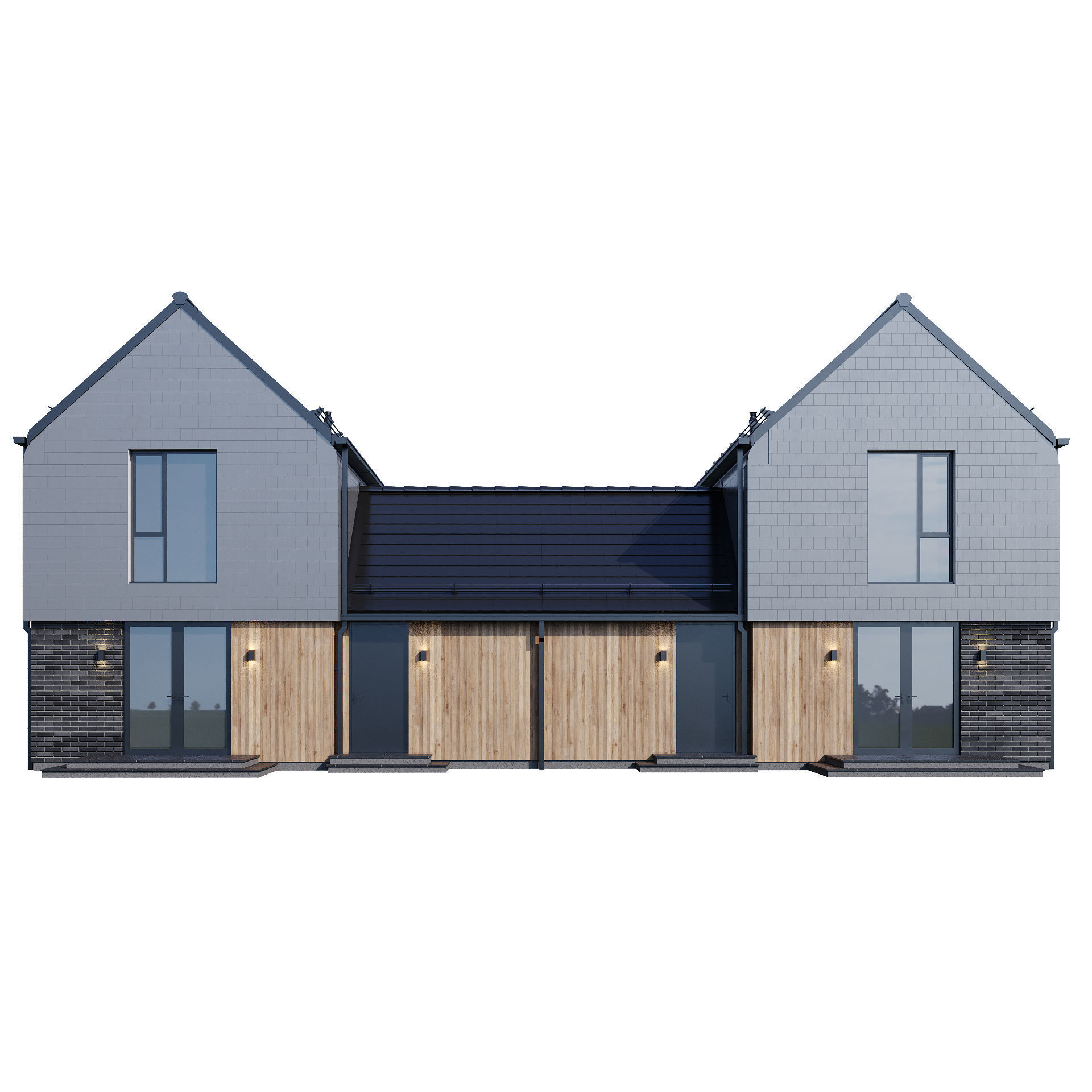 Modern house v39 3D model_7