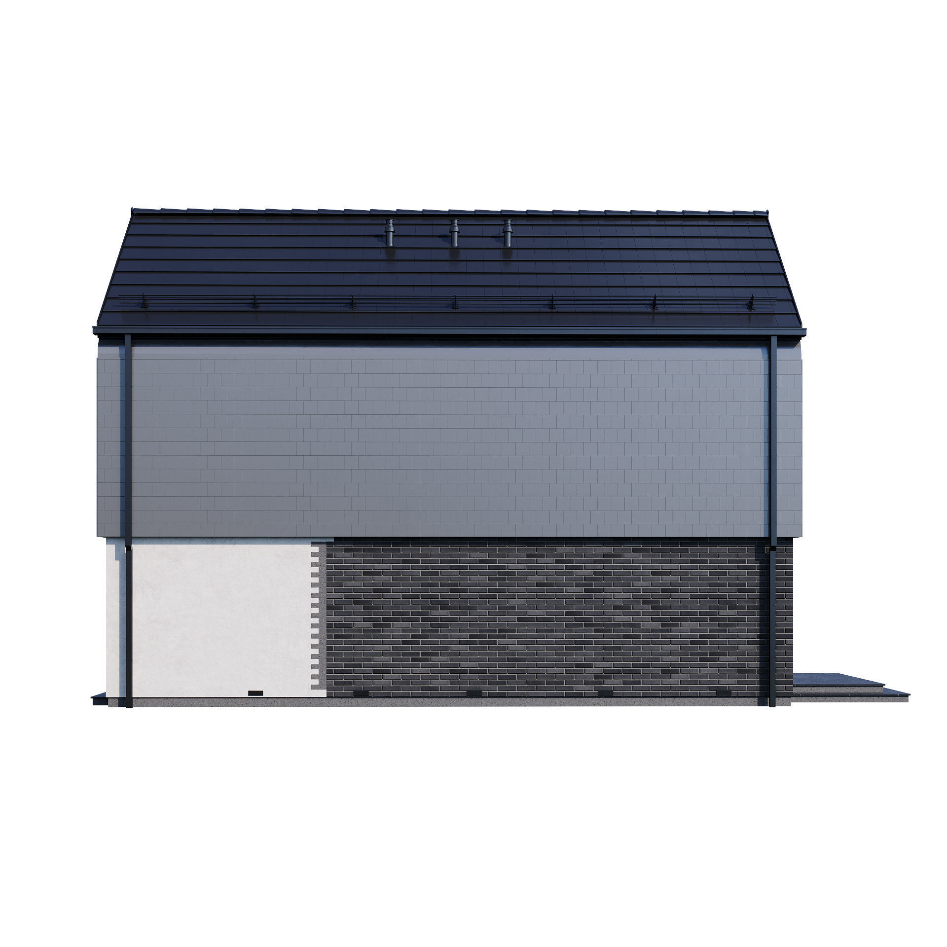 Modern house v39 3D model_6