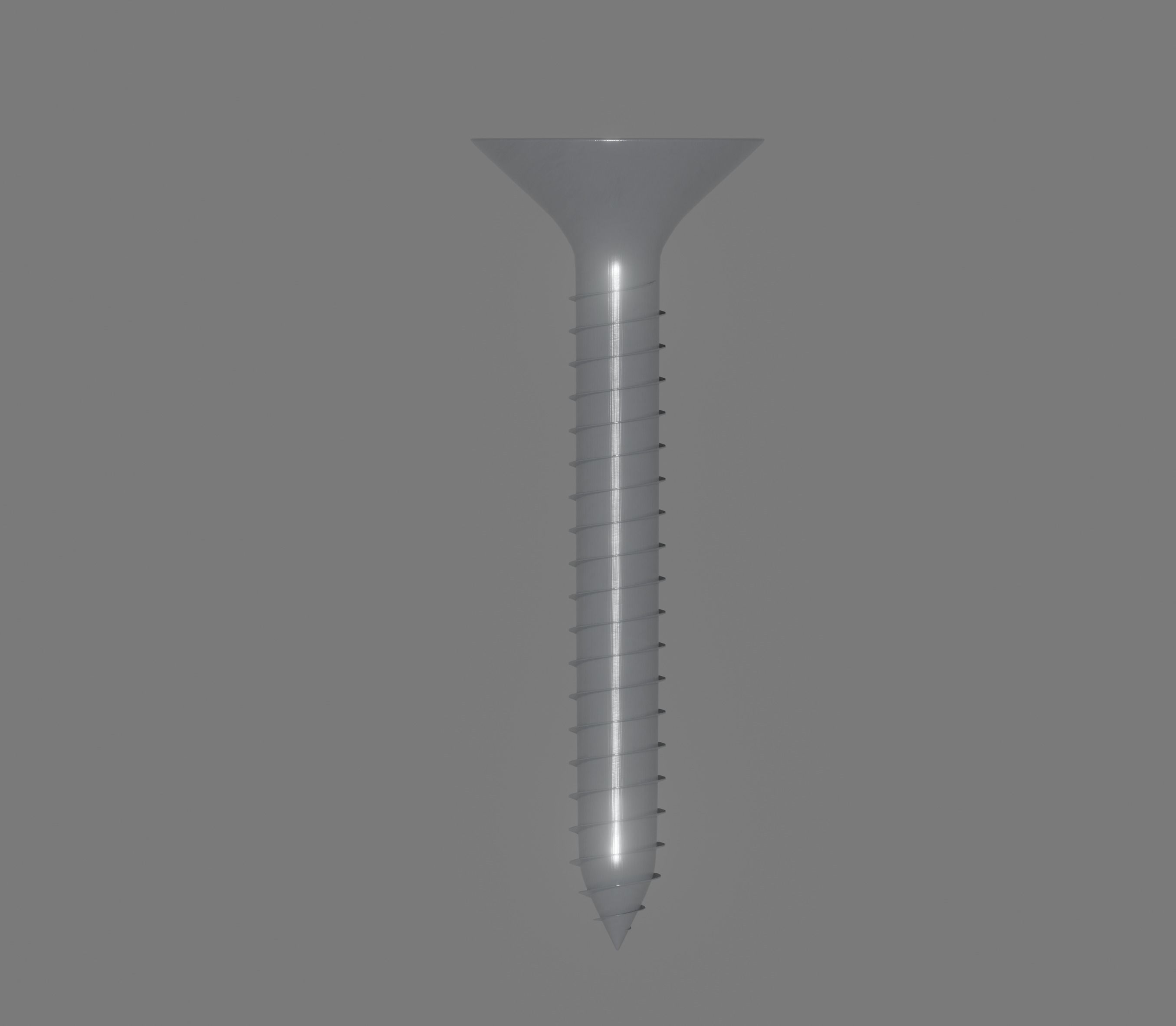 Screw 3D model_1