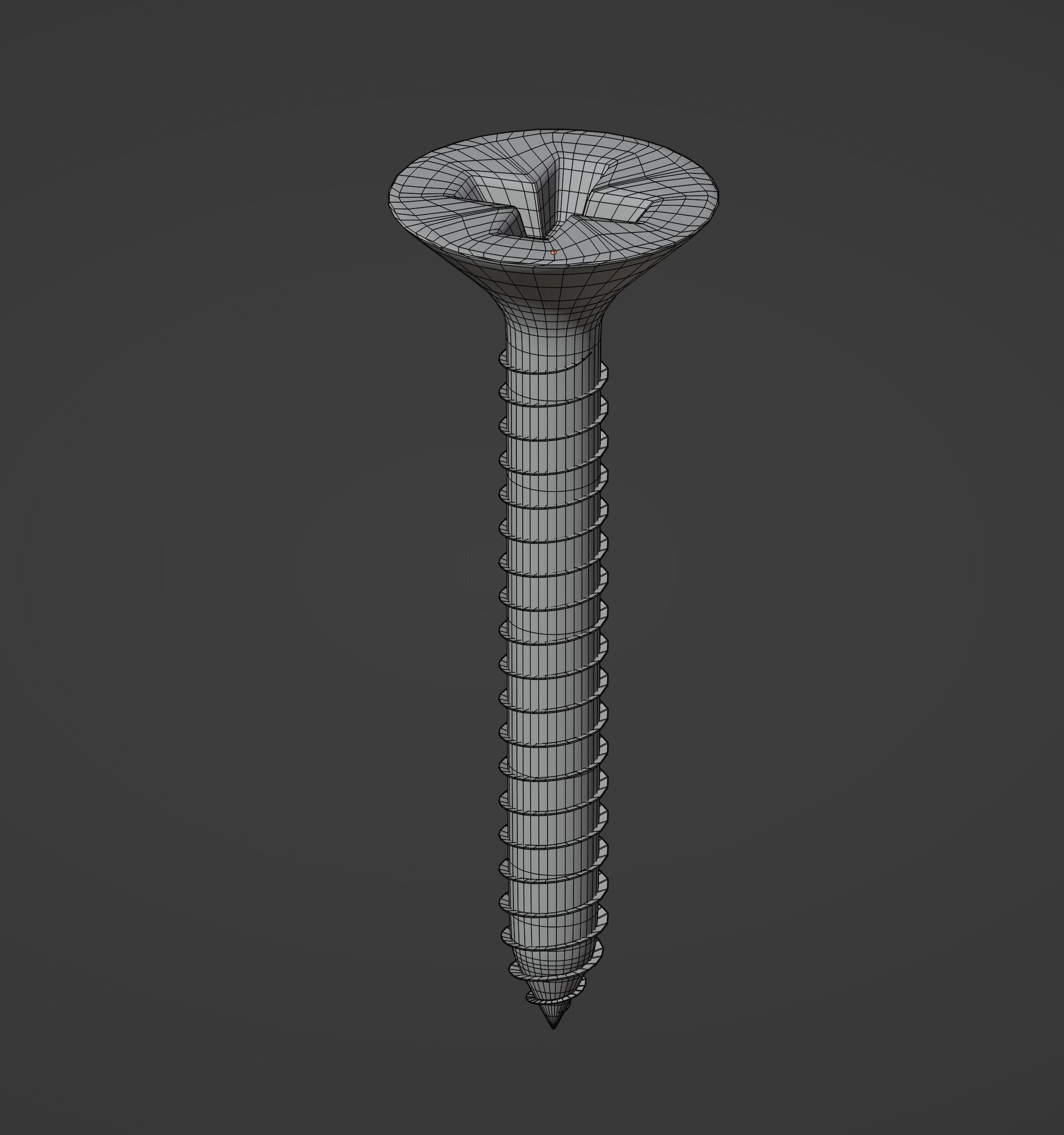 Screw 3D model_10