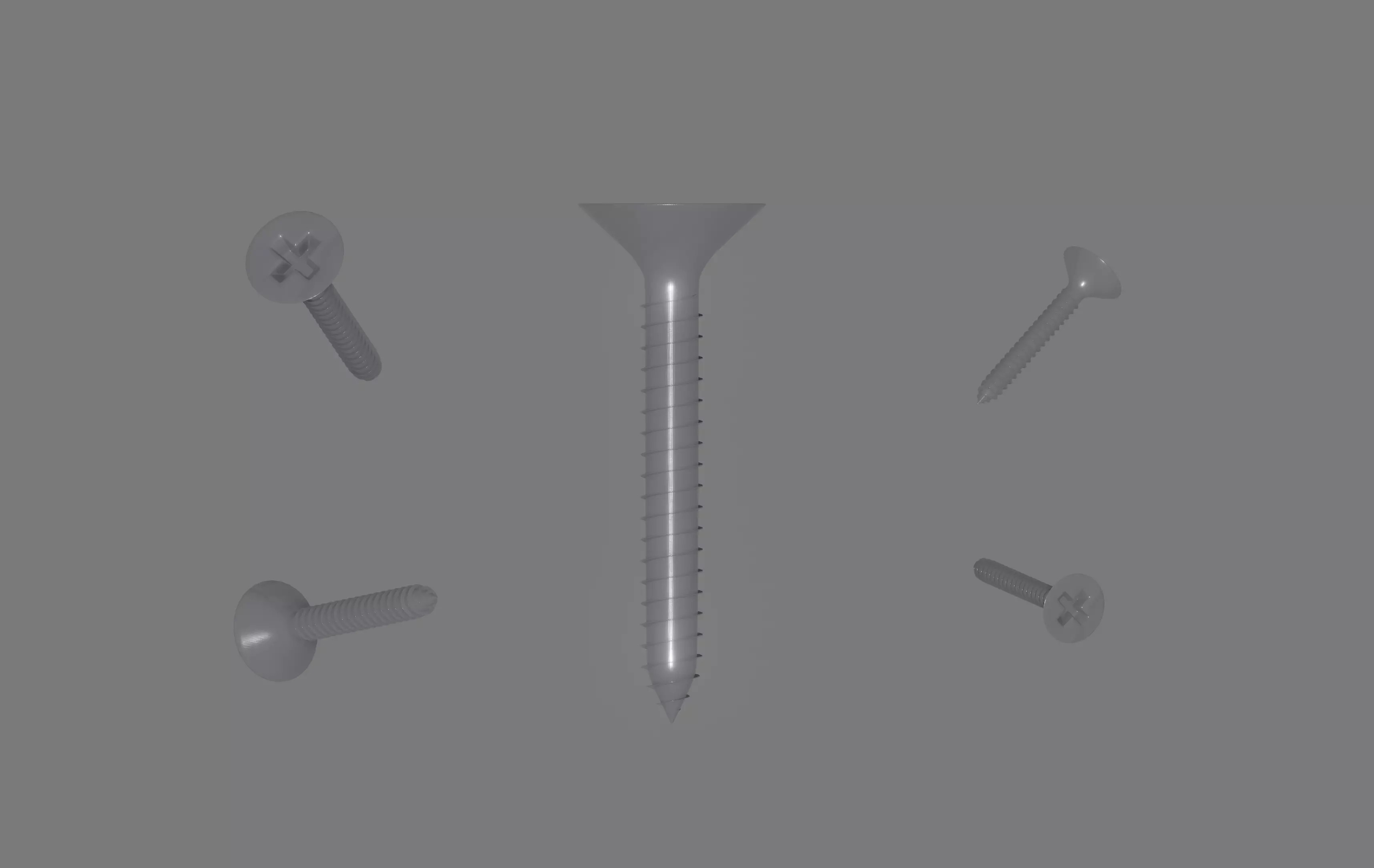 Screw 3D model_0