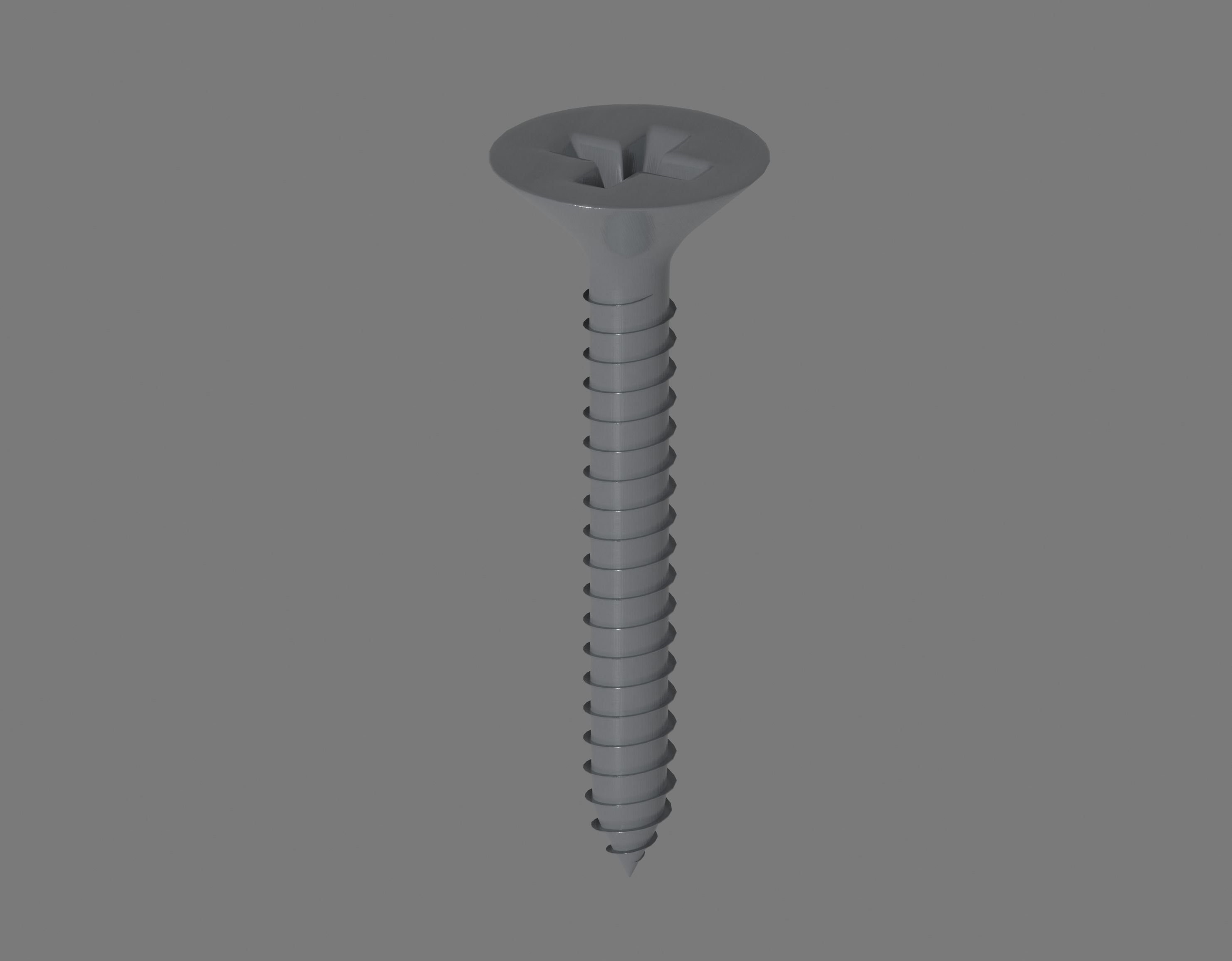 Screw 3D model_2