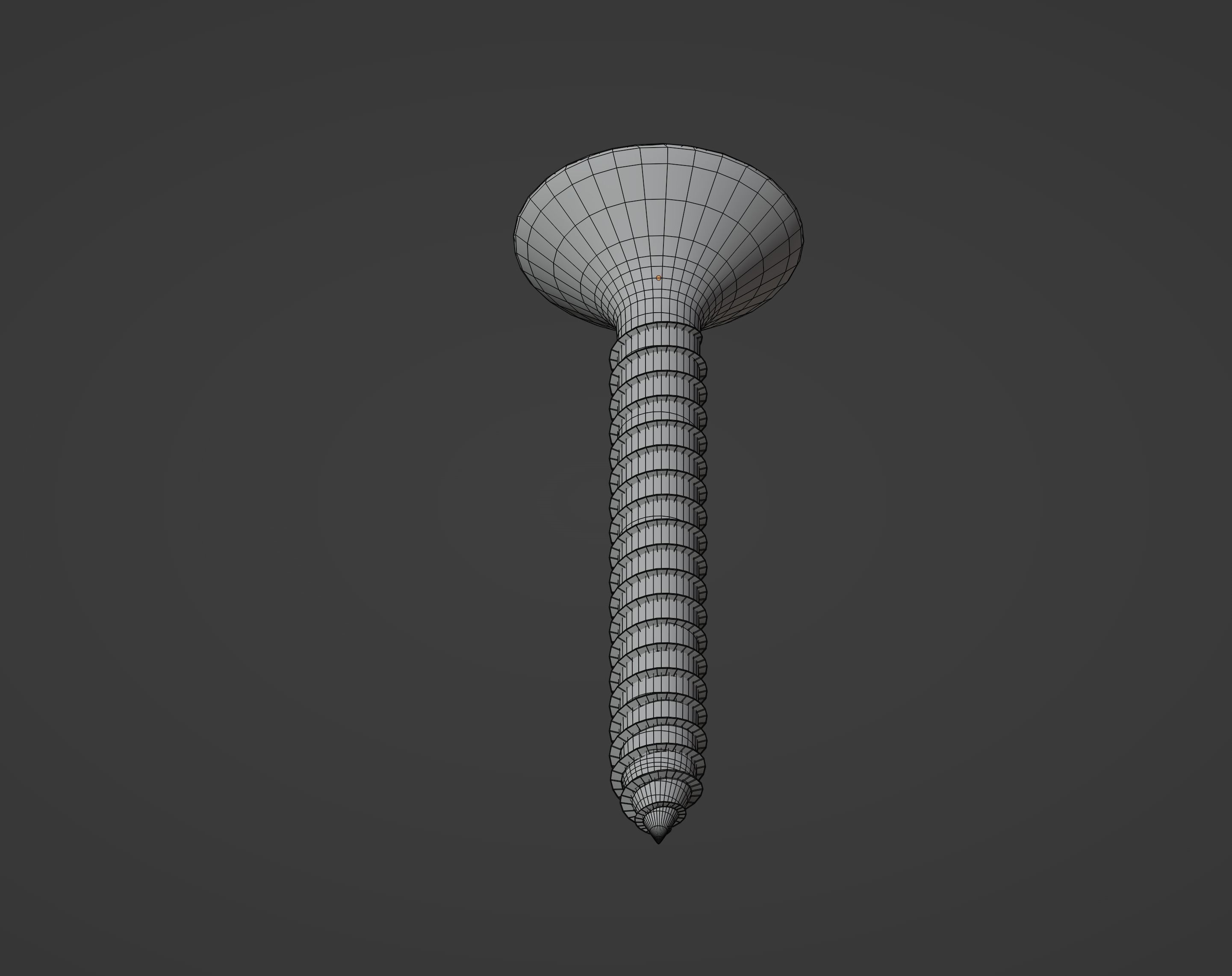 Screw 3D model_11