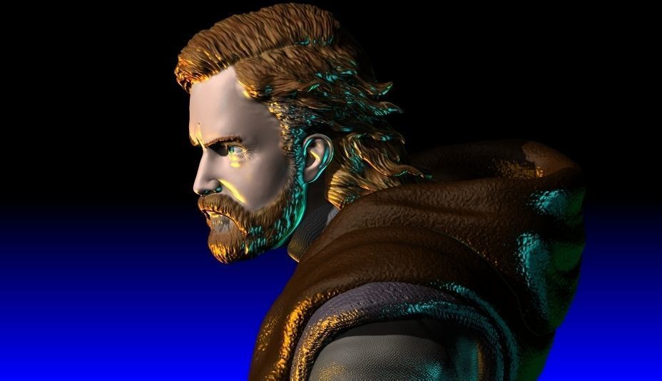 OBI WAN KENOBI SERIE DISNEY PLUS VERSION 3D print model_4