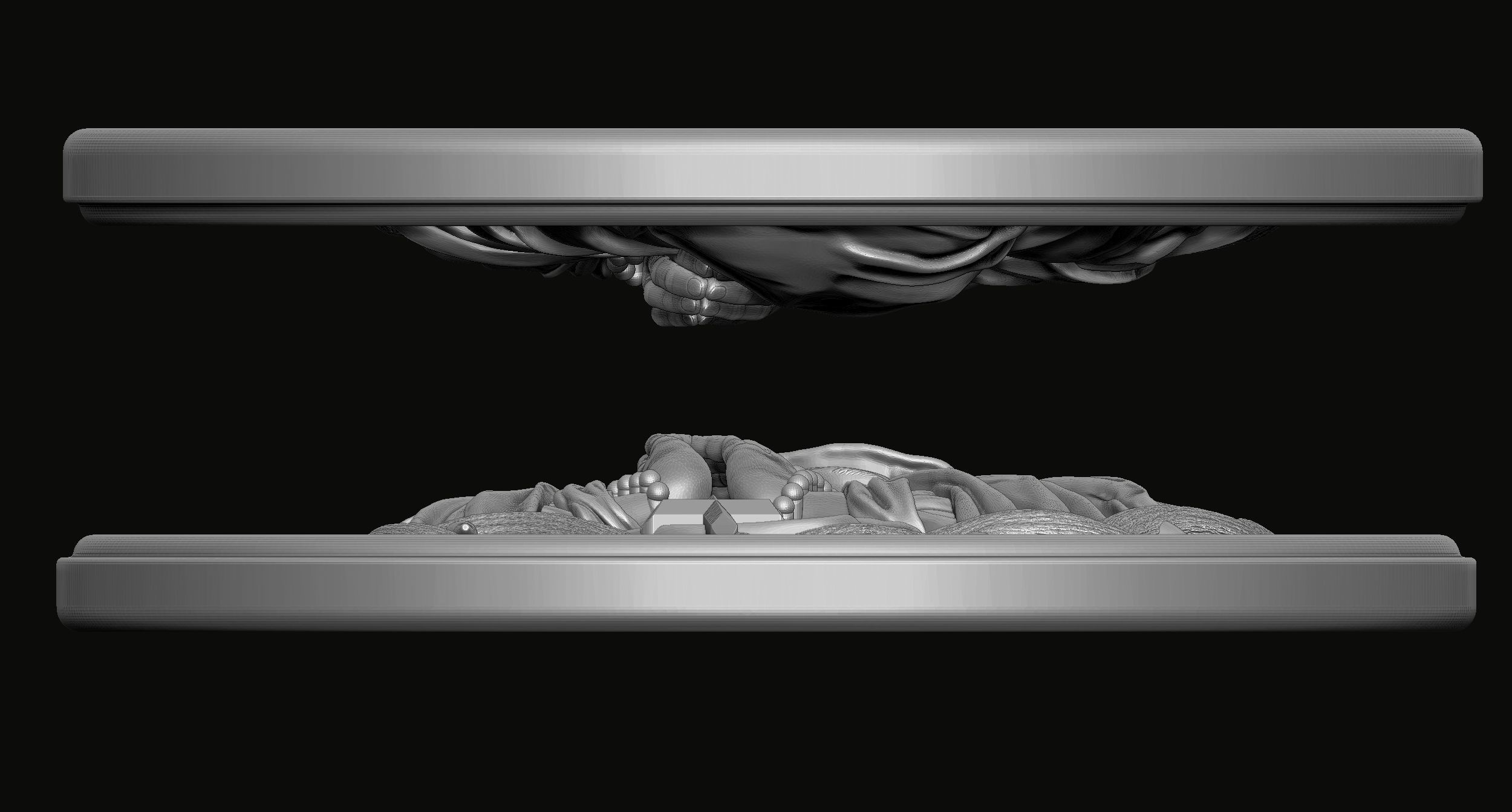 Mary Pendant 3d Print Model 3D print model_2