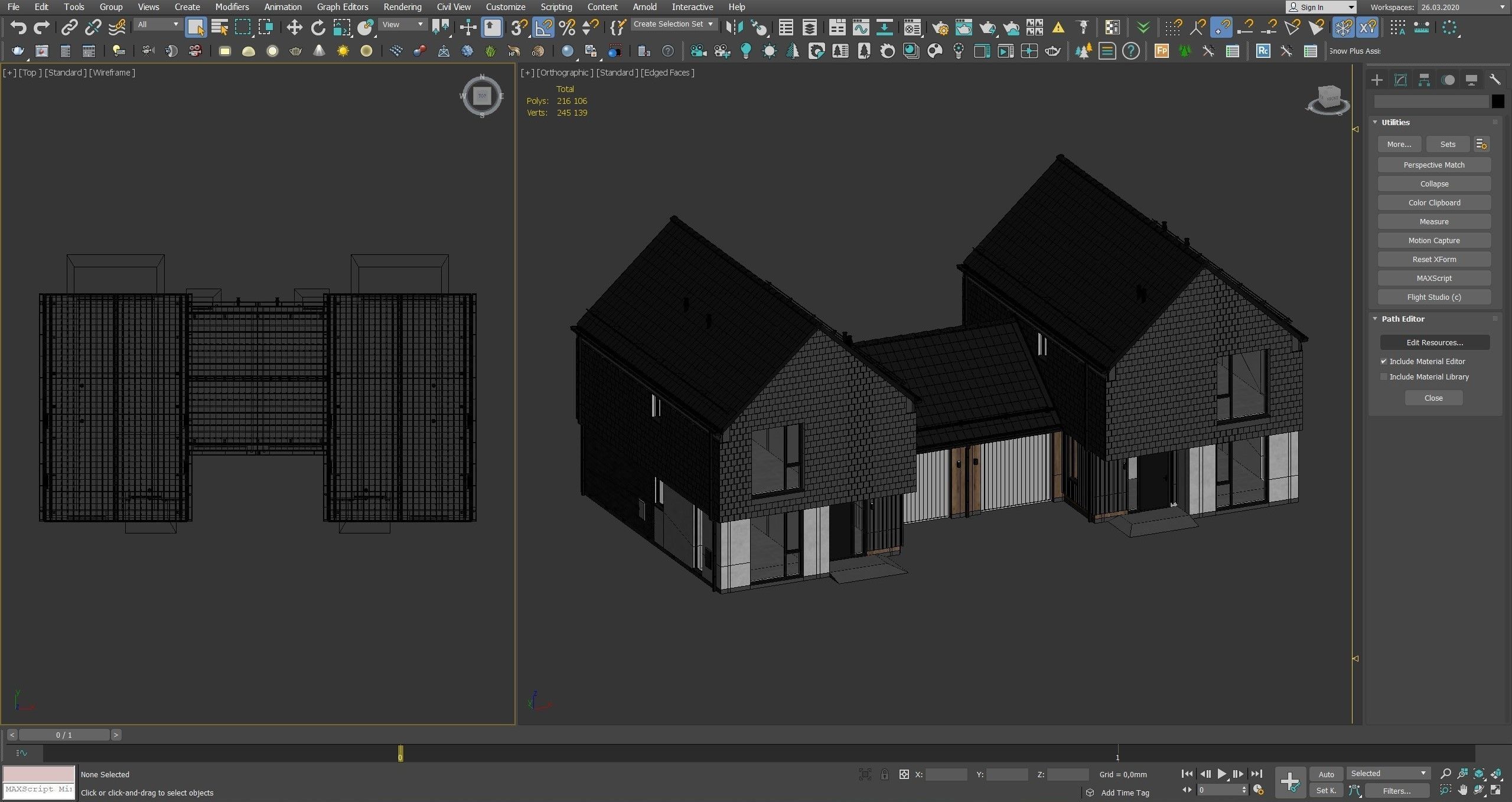 Modern house v44 3D model_34