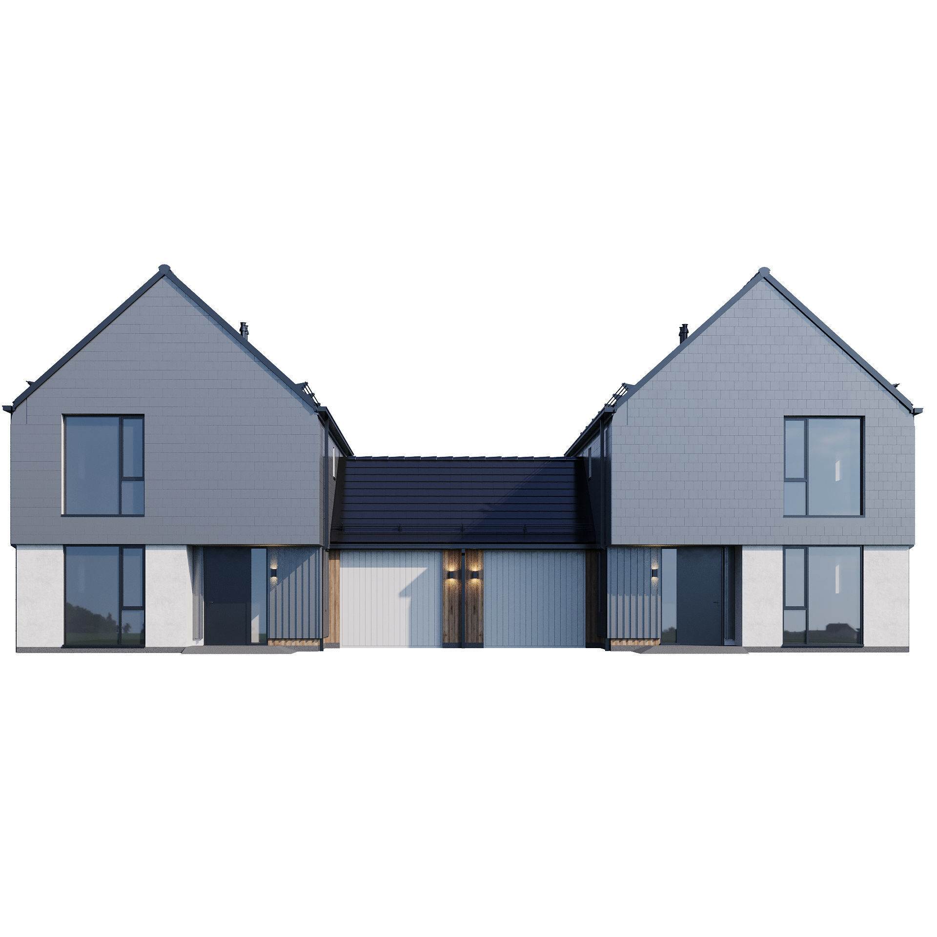 Modern house v44 3D model_8