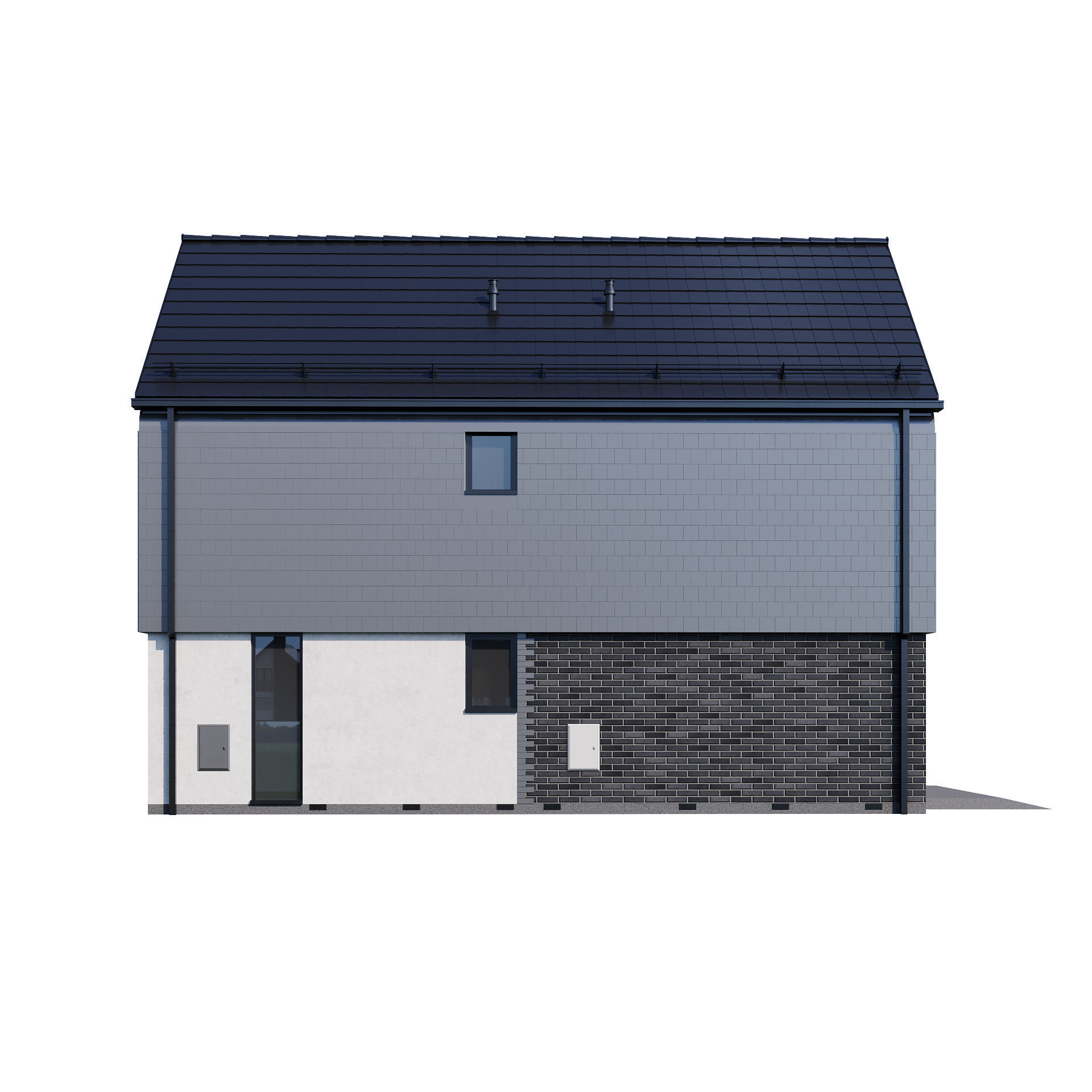 Modern house v44 3D model_30