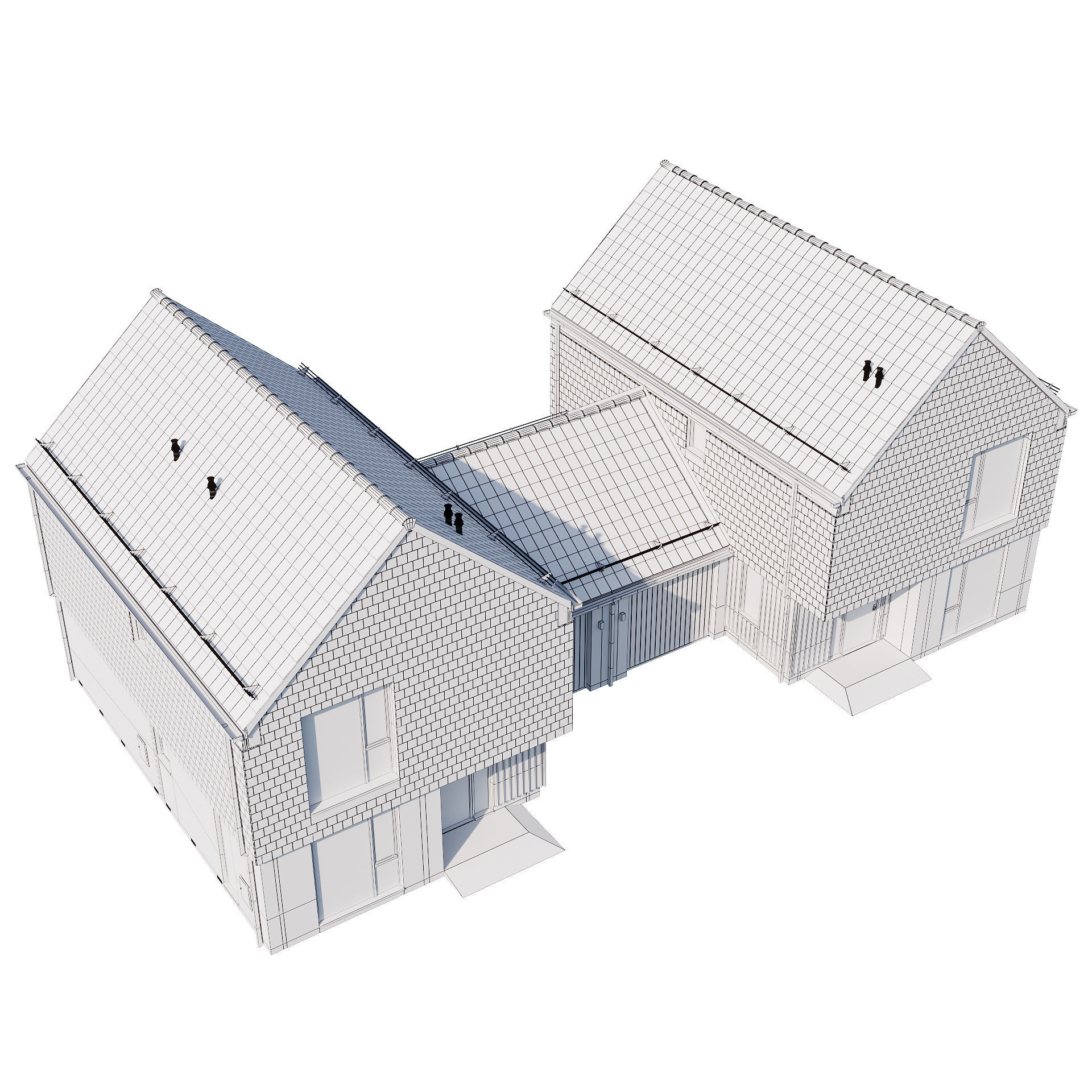 Modern house v44 3D model_33