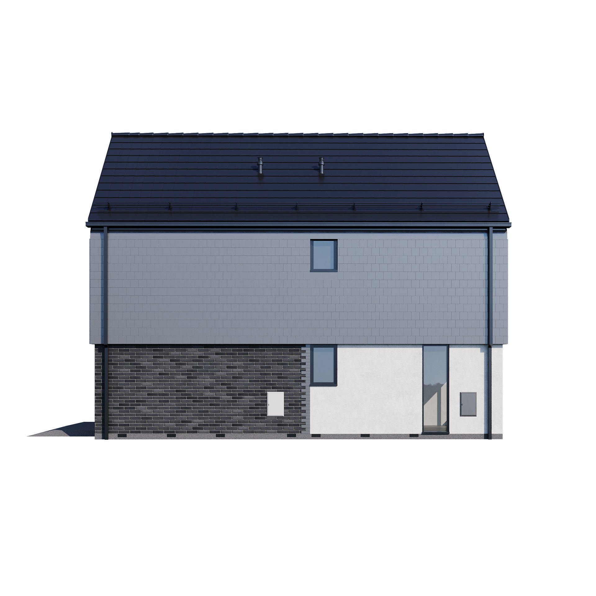 Modern house v44 3D model_14