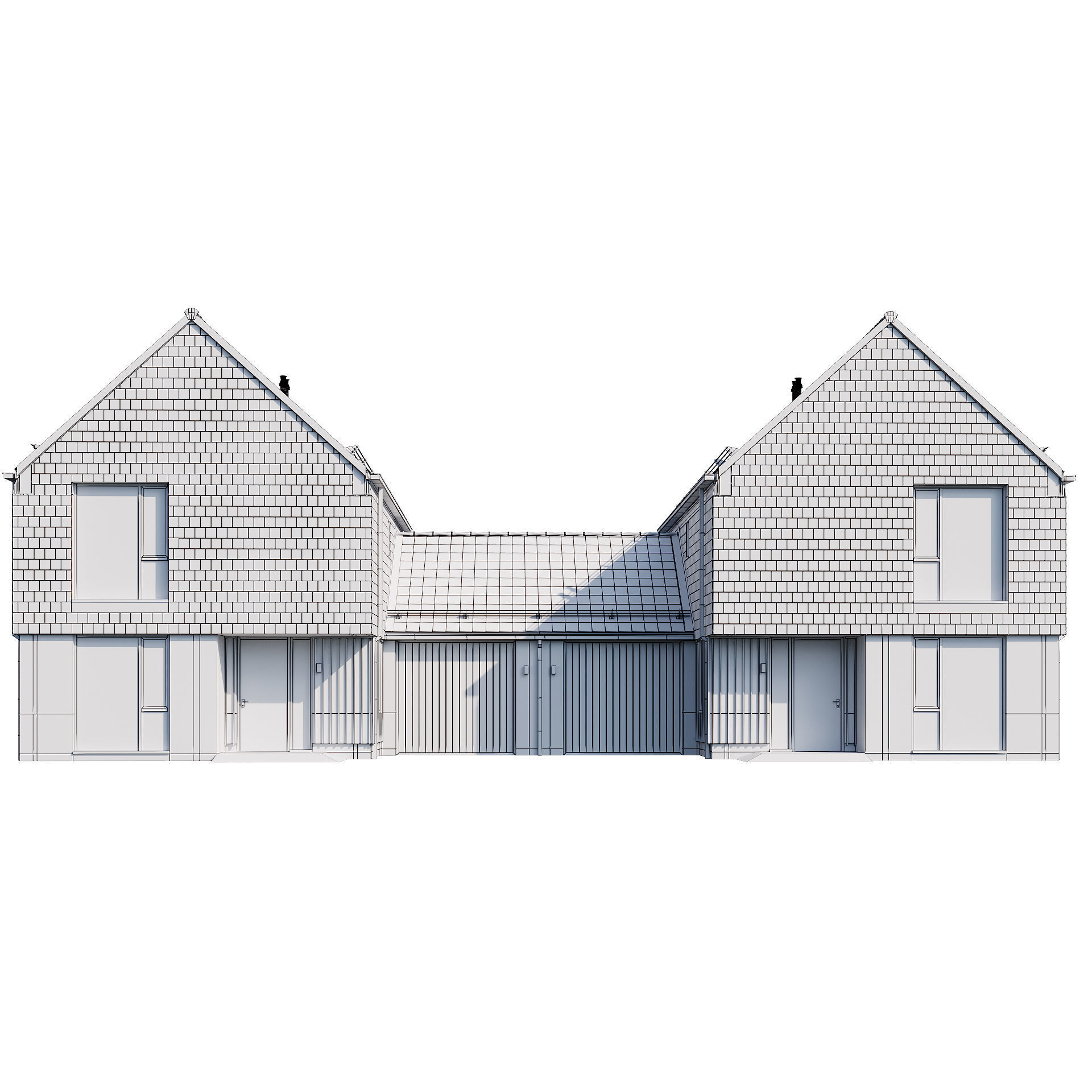 Modern house v44 3D model_26