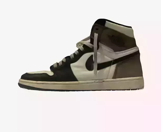 Air Jordan 1 Mocha Dirty 3D model