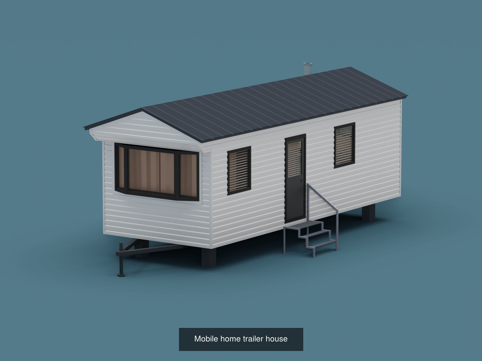 Camper trailers and motorhome pack 3D Model Collection_14