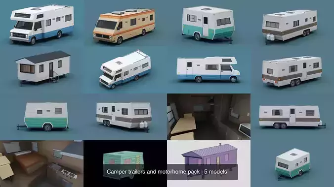 Camper trailers and motorhome pack