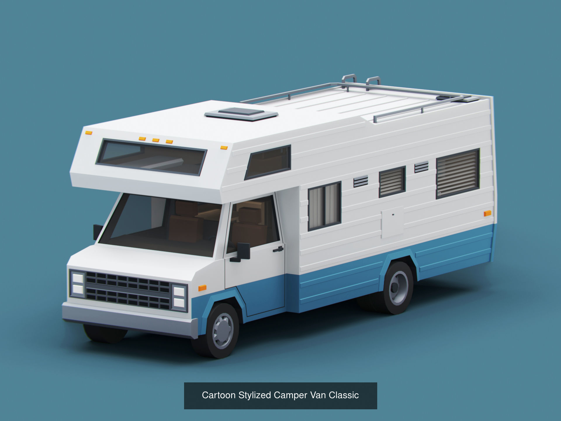 Camper trailers and motorhome pack 3D Model Collection_2
